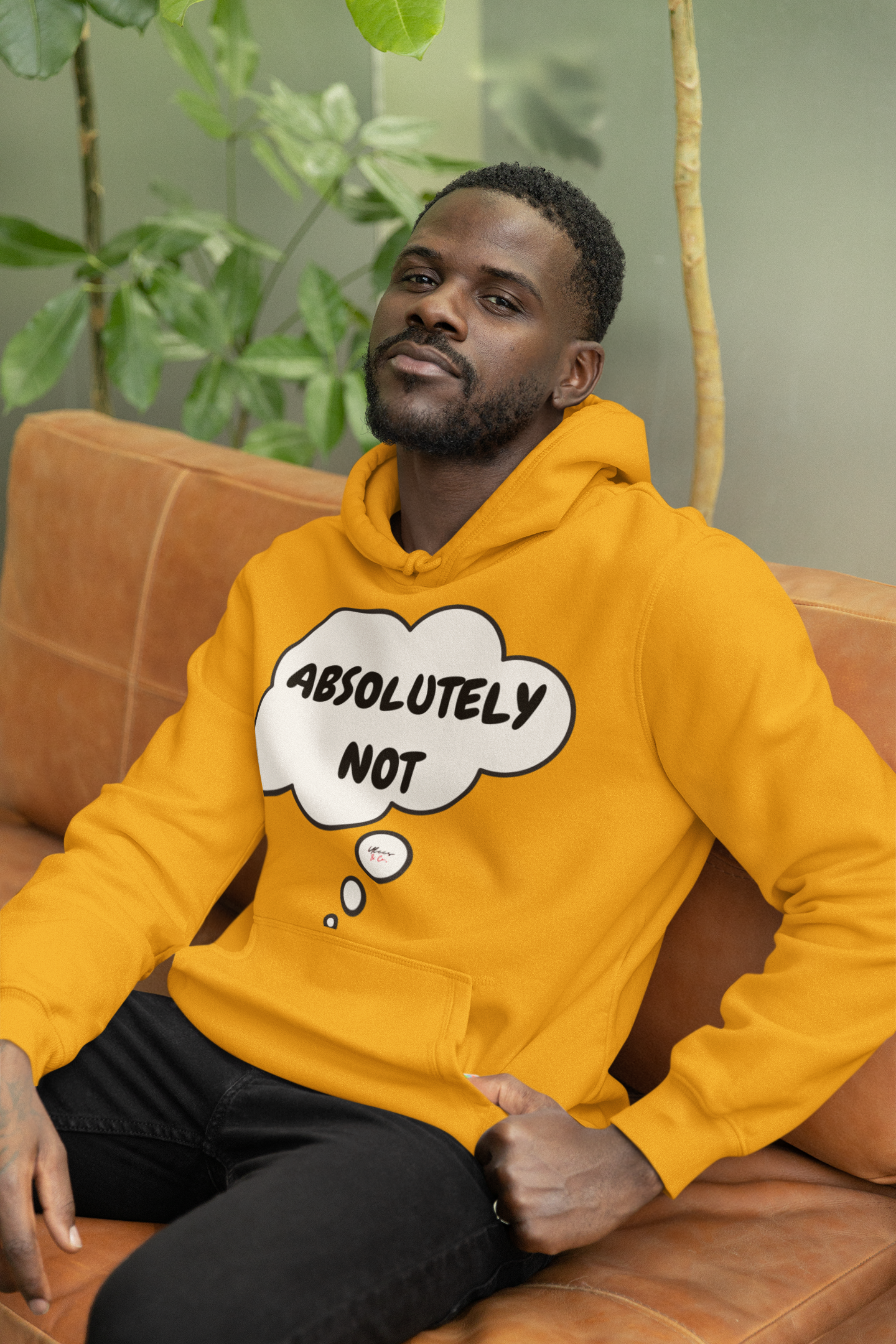 ABSOLUTELY NOT HOODIE IN THOUGHT BUBBLE UNISEX PULLOVER HOODIE SARCASTIC SAYINGS HOODIE FUNNY SAYINGS HOODIE