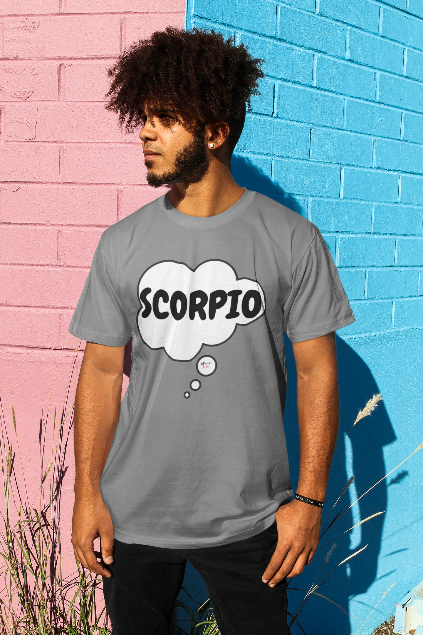 SCORPIO ZODIAC SIGN T-SHIRT IN THOUGHT BUBBLE SCORPIO HOROSCOPE BIRTHDAY SIGN GIFT FOR BIRTHDAY SCORPIO SEASON SCORPIO ASTROLOGY SIGN T SHIRT