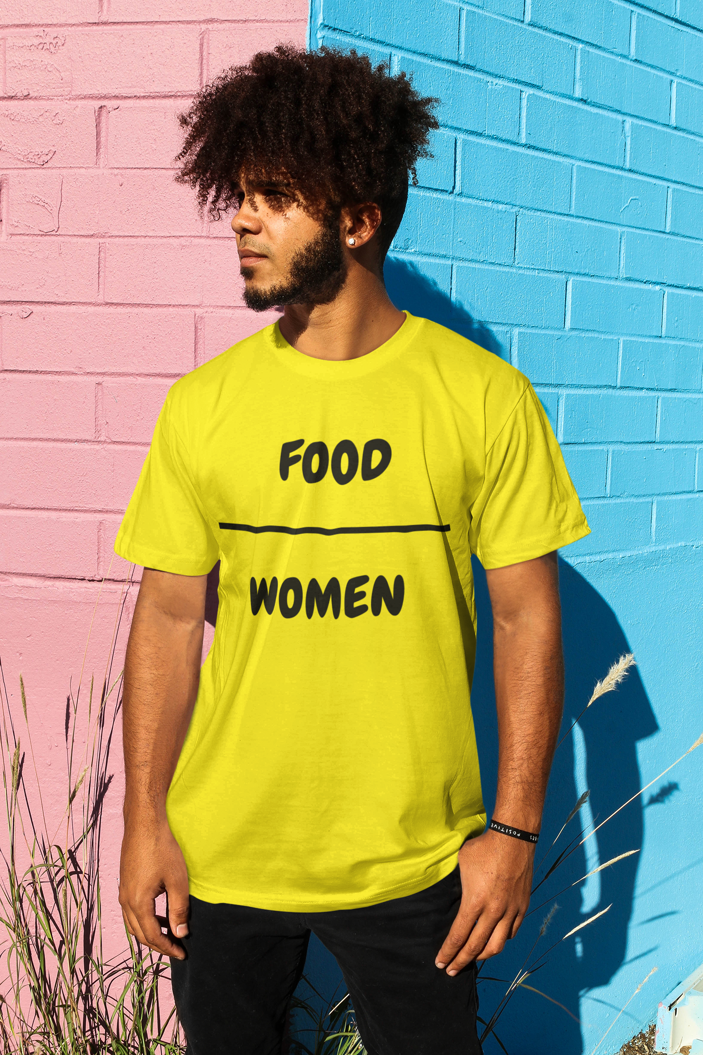 FOOD OVER WOMEN T-SHIRT TEXT ONLY GRAPHIC UNISEX TSHIRT FUNNY SAYINGS T SHIRT SARCASTIC SAYINGS T-SHIRT FOODIE SHIRTS SARCASM TEES GIFTS FOR WOMEN GIFT FOR MEN