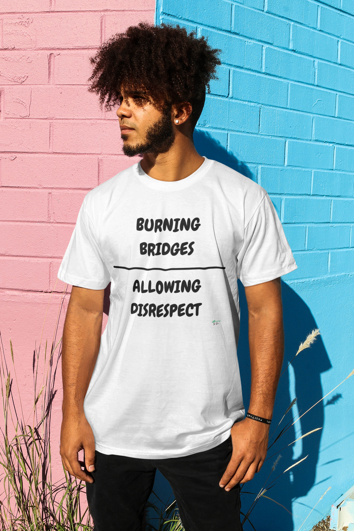 BURNING BRIDGES OVER ALLOWING DISRESPECT T-SHIRT TEXT ONLY GRAPHIC UNISEX TSHIRT FUNNY SAYINGS T SHIRT SARCASTIC SAYINGS T-SHIRT HILARIOUS SHIRTS SARCASM TEES GIFTS FOR WOMEN GIFT FOR MEN