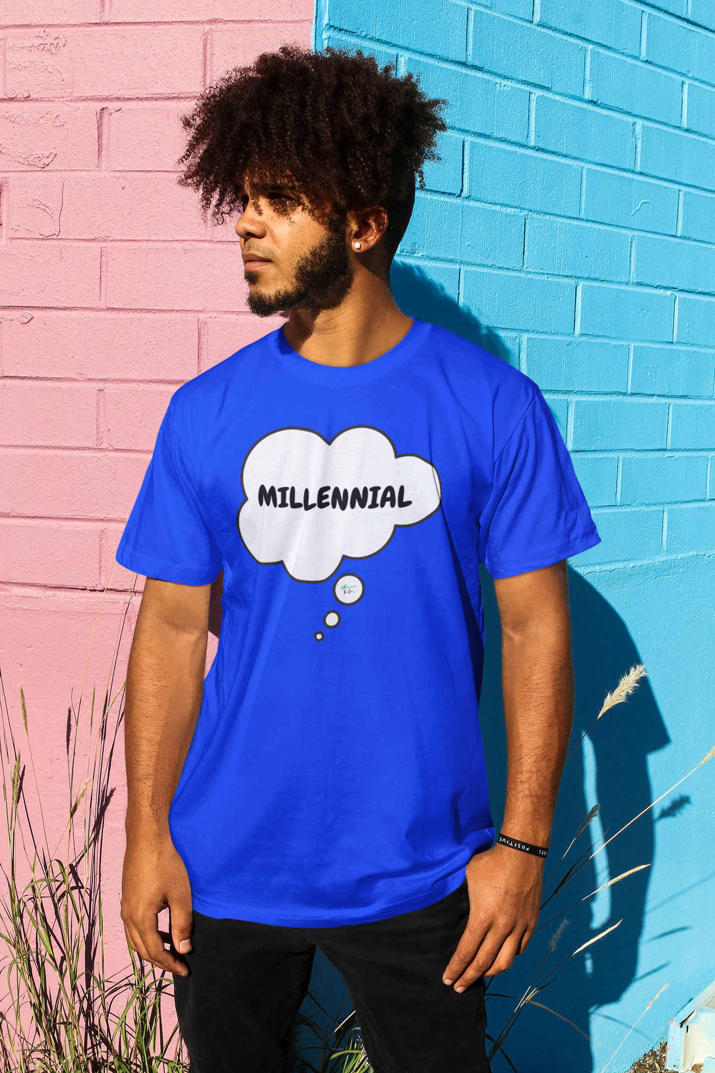 MILLENNIAL IN THOUGHT BUBBLE GRAPHIC UNISEX T-SHIRT MILLENNIAL HUMOR TEES GIFT FOR MEN SHIRTS GIFTS FOR MILLENNIAL OUTFITS TSHIRTS GIFTS FOR MEN MILLENNIALQUOTES GIFTS