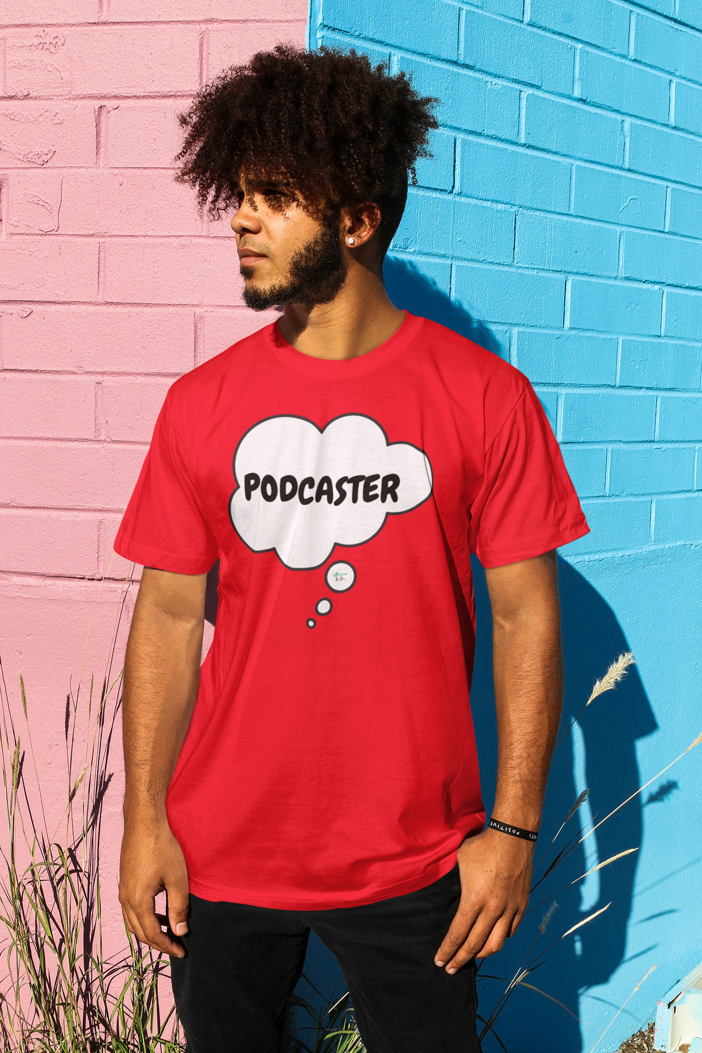 PODCASTER T-SHIRTS TSHIRT BIRTHDAY GIFTS FUNNY SAYINGS UNIQUE GRAPHIC UNISEX SPEECH BUBBLE T SHIRT SARCASTIC SAYINGS T-SHIRT HILARIOUS SHIRTS SARCASM TEES GIFTS FOR WOMEN GIFT FOR MEN