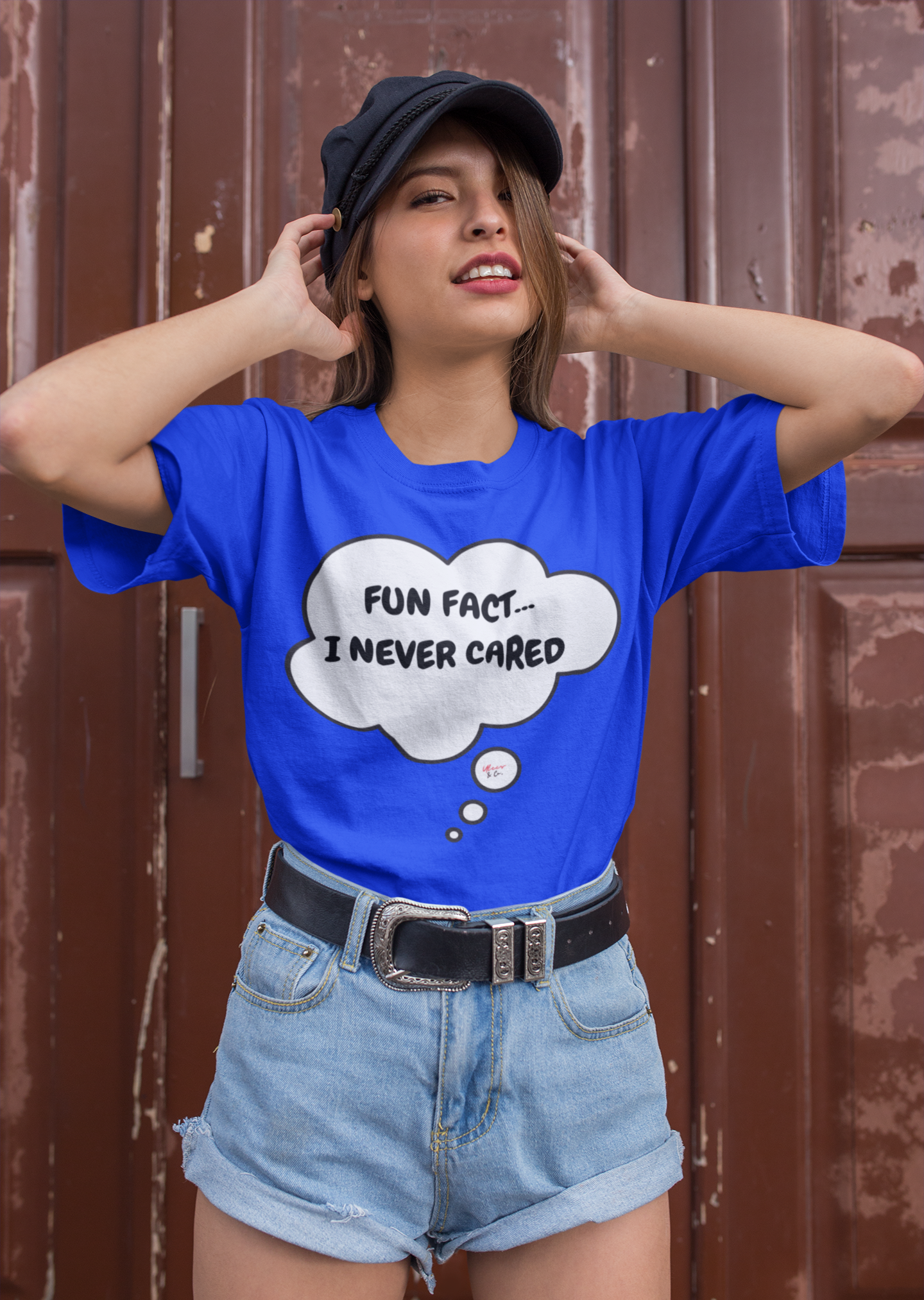 FUN FACT...I NEVER CARED T-SHIRT UNISEX TSHIRT FUNNY SAYINGS T SHIRT SARCASTIC SAYINGS T-SHIRT GIFT