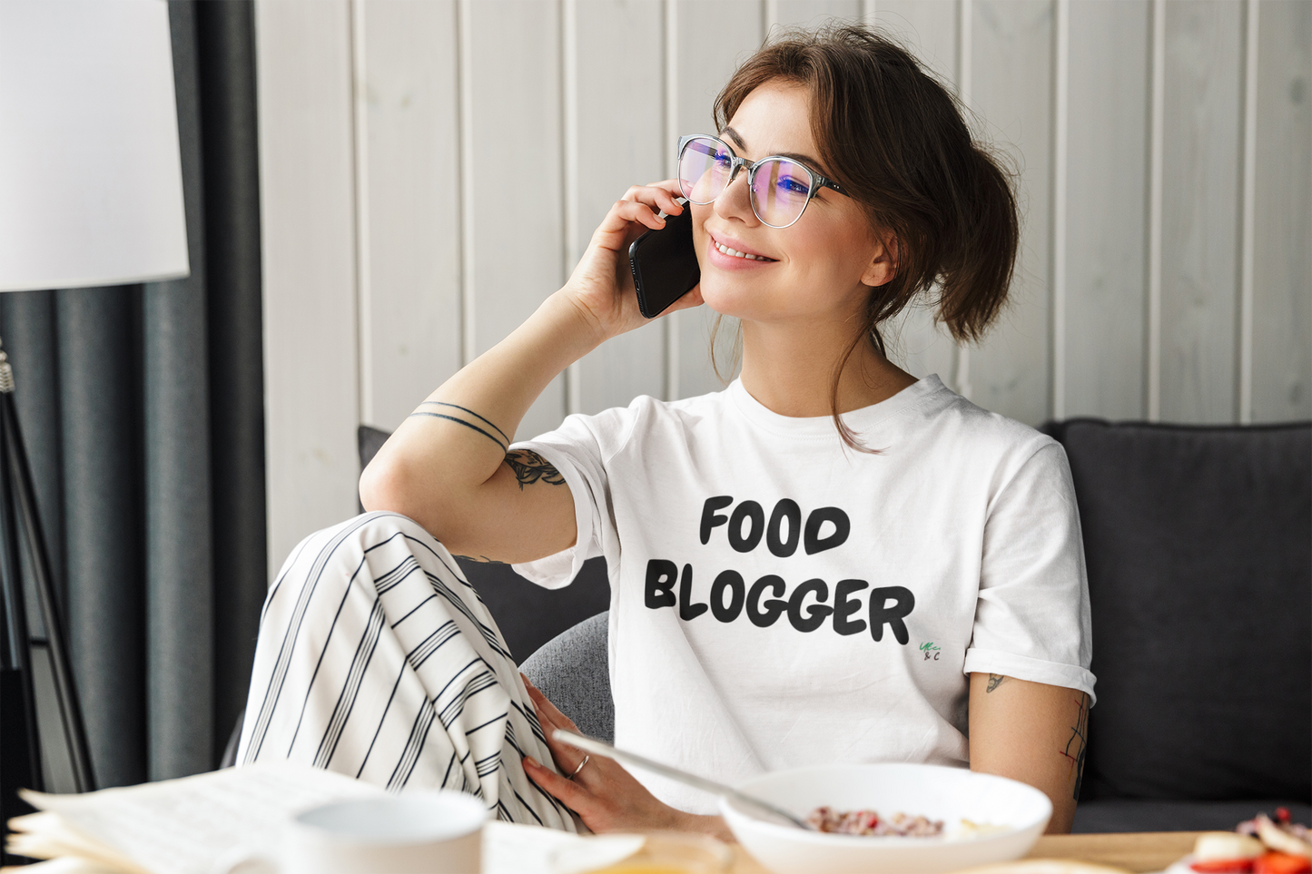 FOOD BLOGGER T-SHIRT TEXT ONLY GRAPHIC UNISEX TSHIRT FUNNY SAYINGS T SHIRT SARCASTIC SAYINGS T-SHIRT FOODIE SHIRTS SARCASM TEES GIFTS FOR WOMEN GIFT FOR MEN