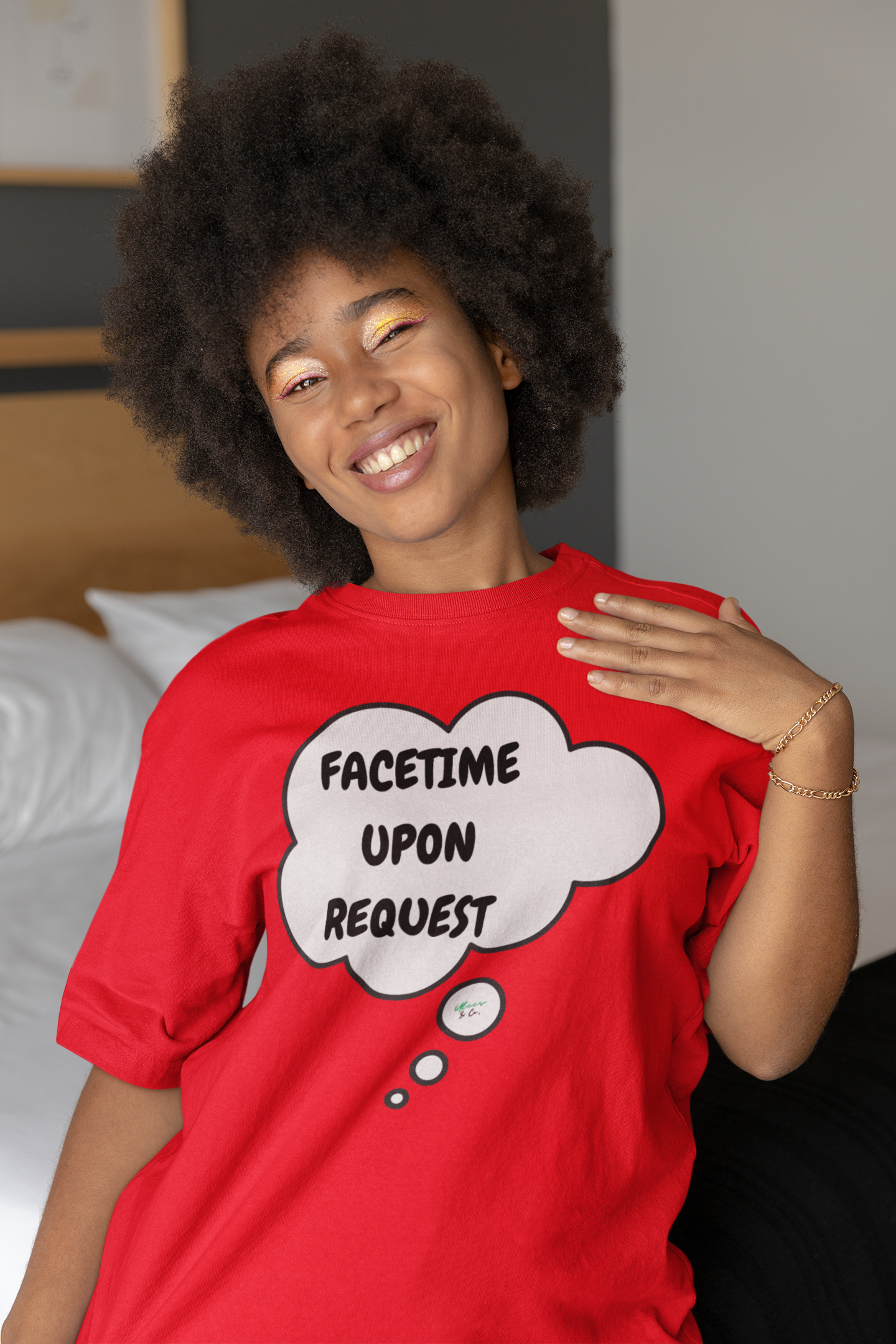 FACETIME UPON REQUEST T-SHIRT UNIQUE GRAPHIC UNISEX THOUGHT BUBBLE SHIRT STREETWEAR FASHION FUNNY SAYINGS TEES SARCASTIC SAYINGS T-SHIRT HILARIOUS SHIRTS SARCASM TEES BIRTHDAY GIFTS FOR WOMEN GIFT FOR MEN CLOTHING BRAND WOMEN WEAR MEN WEAR