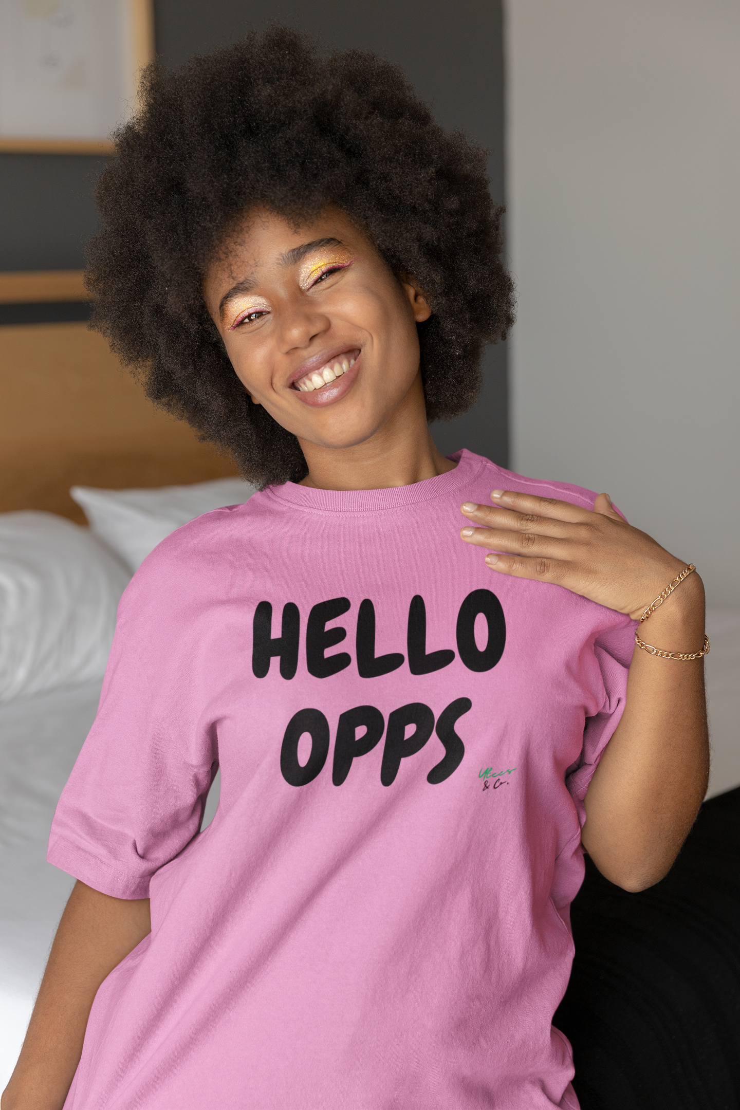 HELLO OPPS T-SHIRT OPPONENTS TEES TSHIRTS TO ADDRESS HATERS STREETWEAR UNIQUE GRAPHIC UNISEX SHIRTS IN TEXT ONLY T SHIRT ENEMY TEES GIFTS FOR WOMEN GIFT FOR MEN FASHION BRAND OWNERS TSHIRTS CLOTHING BRAND