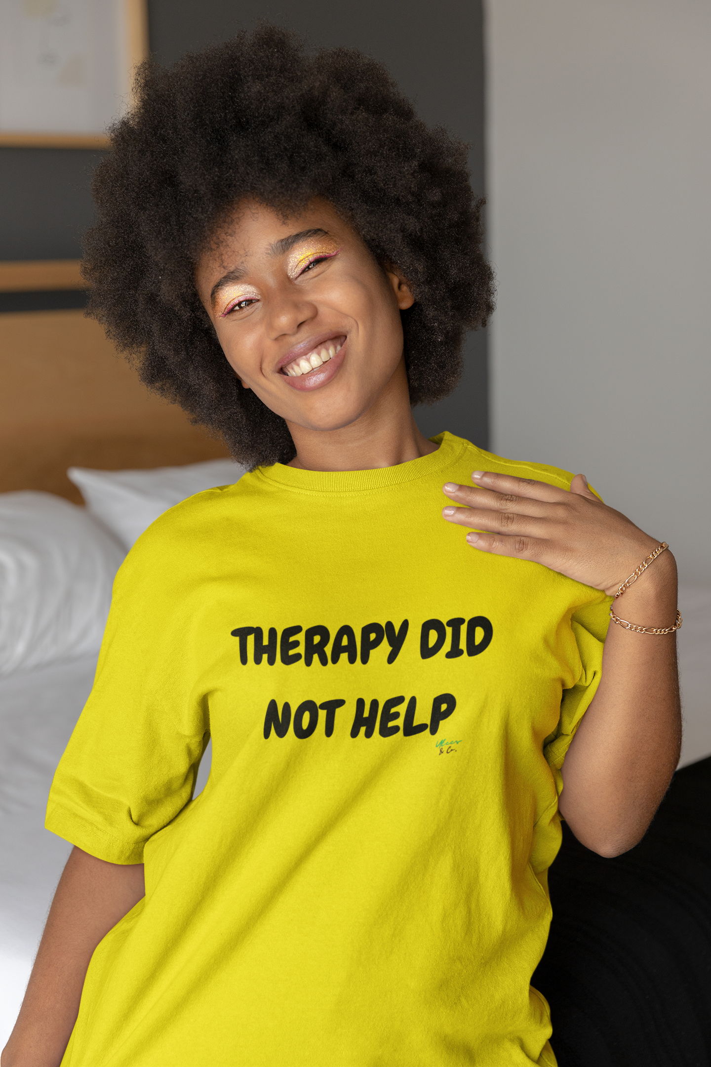 THERAPY DID NOT HELP T-SHIRT IN GRAPHIC UNISEX TSHIRT FUNNY SAYINGS T SHIRT SARCASTIC SAYINGS T-SHIRT SARCASM TEES GIFTS FOR WOMEN GIFT FOR MEN