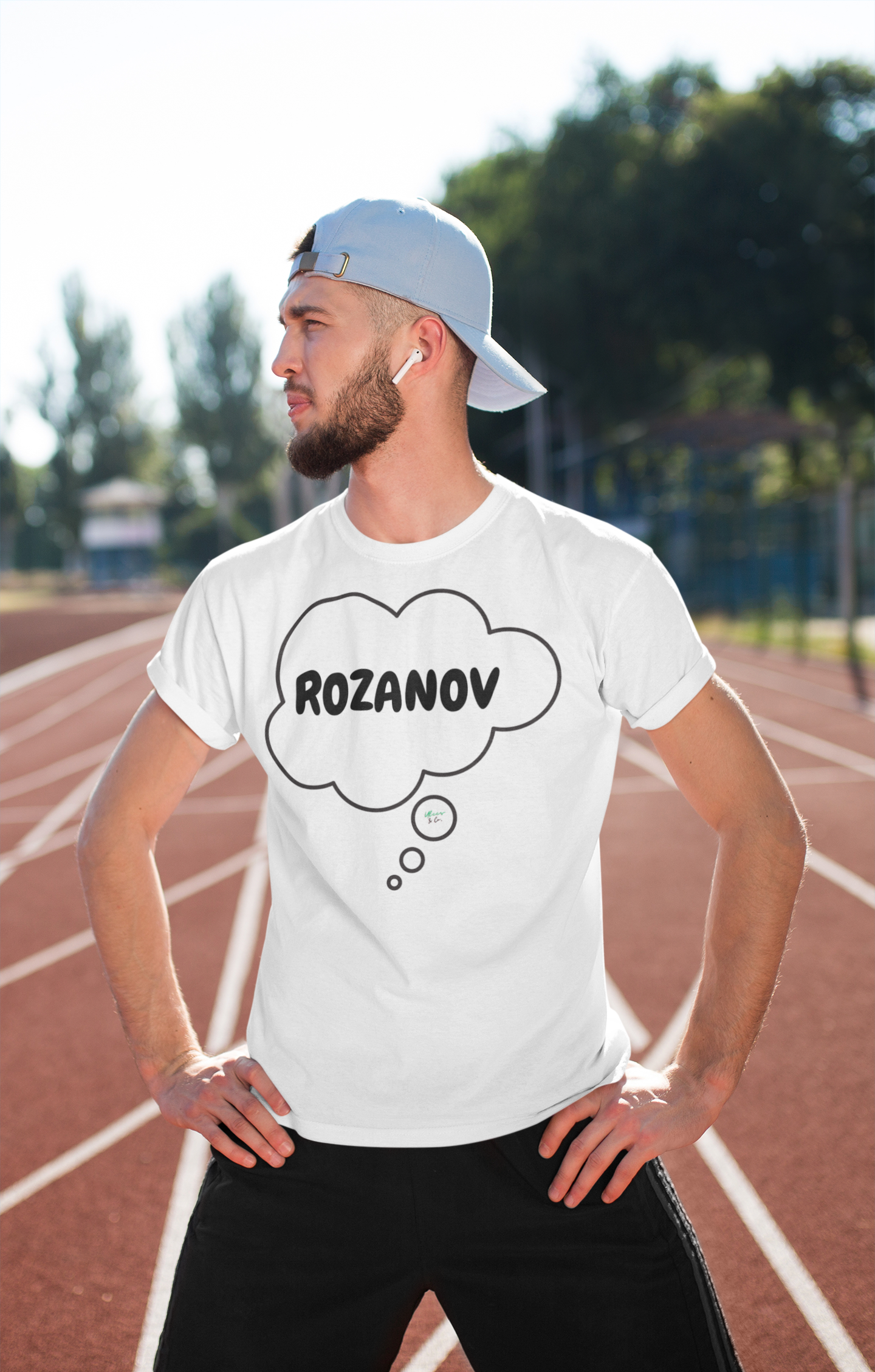 ROZANOV T-SHIRT IN THOUGHT BUBBLE GRAPHIC UNISEX T-SHIRT HEATED RIVALRY SHIRTS  GIFT SHIRTS ILYA ROZANOV TEE FOR WOMEN FOR MEN HOCKEY PLAYER SHIRTS FOR GIFTS JERSEY NUMBER T-SHIRT