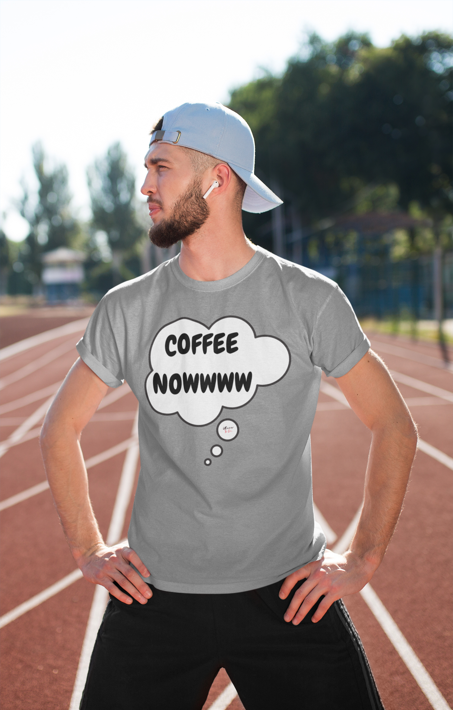 COFFEE NOWWWW T-SHIRT IN THOUGHT BUBBLE TSHIRT FOR COFFEE LOVERS T SHIRT GIFT FOR COFFEE DRINKERS