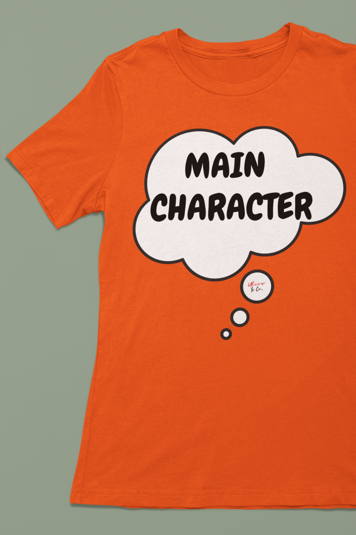 MAIN CHARACTER IN A THOUGHT BUBBLE UNISEX T-SHIRTS FUNNY SAYINGS SHIRTS SARCASTIC TSHIRTS FOR GIFT FOR WOMEN T SHIRT GIFT FOR MEN SARCASM MOTIVATIONAL GIFTS