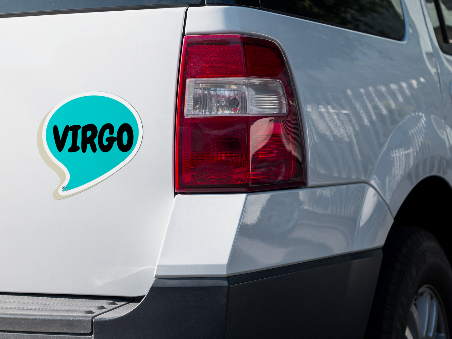 VIRGO ZODIAC SIGN STICKER IN SPEECH BUBBLE HOROSCOPE VIRGO SIGN STICKER OVERSIZED VIRGO SIGN STICKER