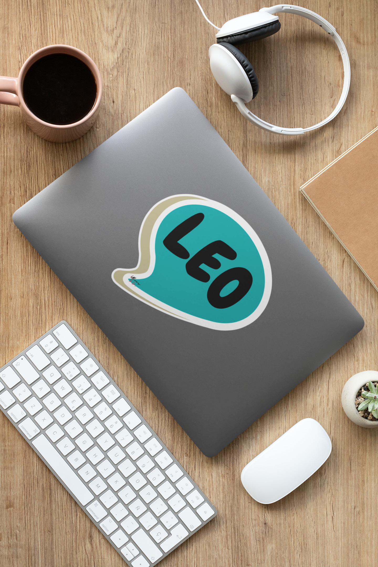 LEO ZODIAC SIGNS STICKER IN SPEECH BUBBLE HOROSCOPE SIGN STICKER BIG OVERSIZED STICKER ZODIAC SIGN LEO SIGN STICKER