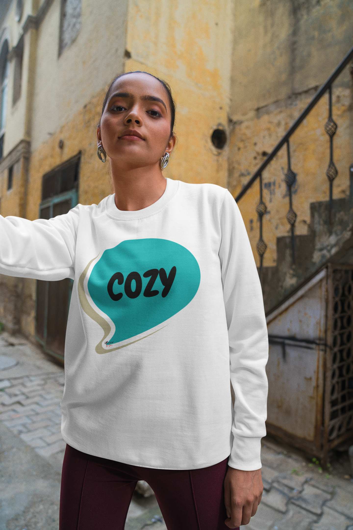 COZY AUTUMN SWEATSHIRTS IN SPEECH BUBBLE FOR FALL SEASON UNISEX PULLOVER CREWNECK SWEATSHIRT GIFT FOR WOMEN SWEATER FALL SEASON FOR MEN AUTUMN VIBES SWEATSHIRTS AS GIFTS