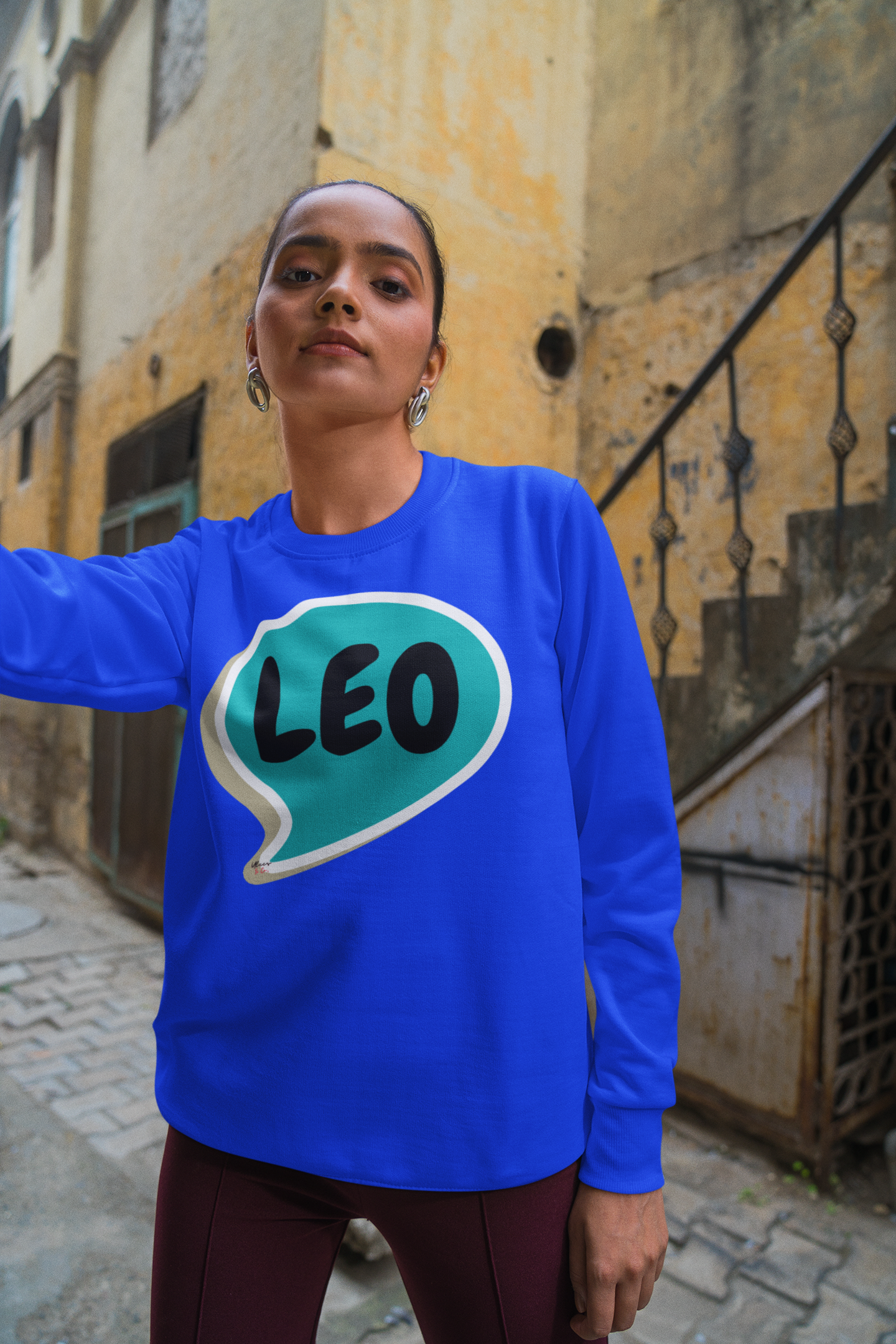 LEO ZODIAC SIGN SWEATSHIRT IN SPEECH BUBBLE UNISEX CREWNECK PULLOVER SWEATSHIRT HOROSCOPE LEO ZODIAC SIGNS SWEATER ASTRONOMY LEO SIGNS SWEATSHIRT LEO ZODIAC SYMBOLS SWEATSHIRT LEO SIGN ZODIAC SEASON