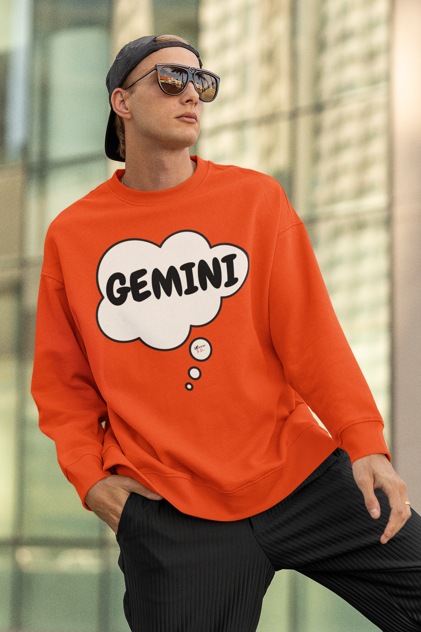 GEMINI ZODIAC SIGN IN THOUGHT BUBBLE UNISEX CREWNECK PULLOVER SWEATSHIRT GEMINI ZODIAC SIGN TRENDY SWEATERS BIRTHDAY GIFTS GEMINI ZODIAC SYMBOLS SWEATSHIRT ASTROLOGY SIGNS SWEATSHIRTS GEMINI ZODIAC SEASON