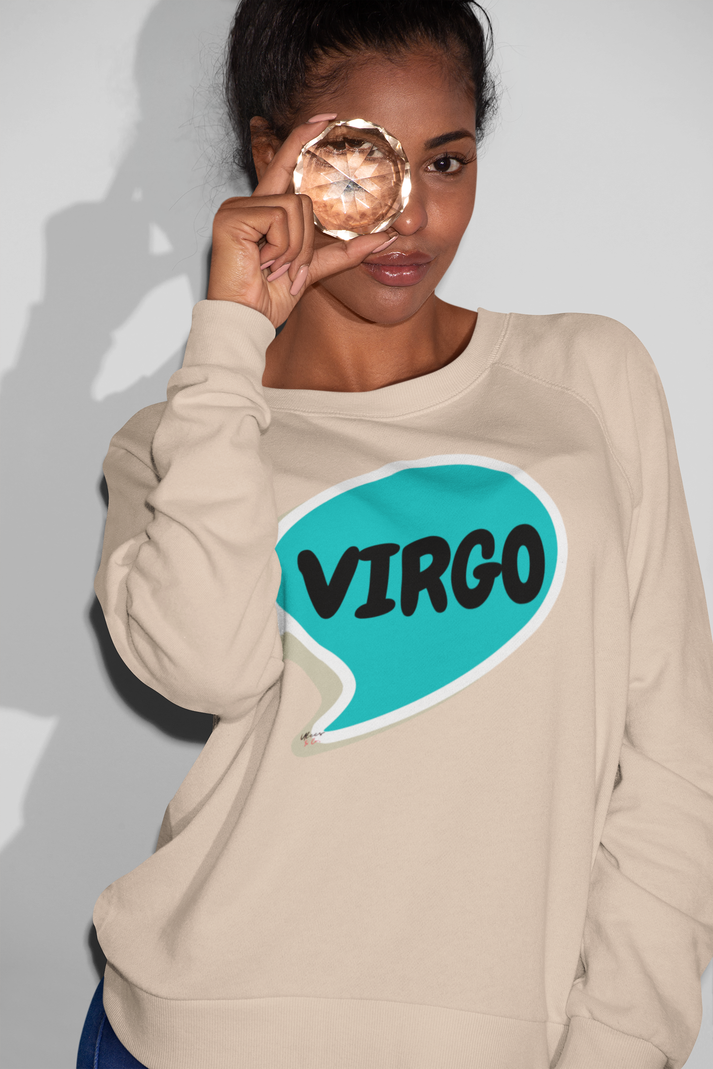 VIRGO ZODIAC SIGN SWEATSHIRT IN SPEECH BUBBLE UNISEX CREWNECK PULLOVER SWEATSHIRT HOROSCOPE VIRGO ZODIAC SIGNS SWEATER ASTRONOMY VIRGO SIGNS SWEATSHIRT VIRGO ZODIAC SYMBOLS SWEATSHIRT VIRGO SIGN ZODIAC SEASON