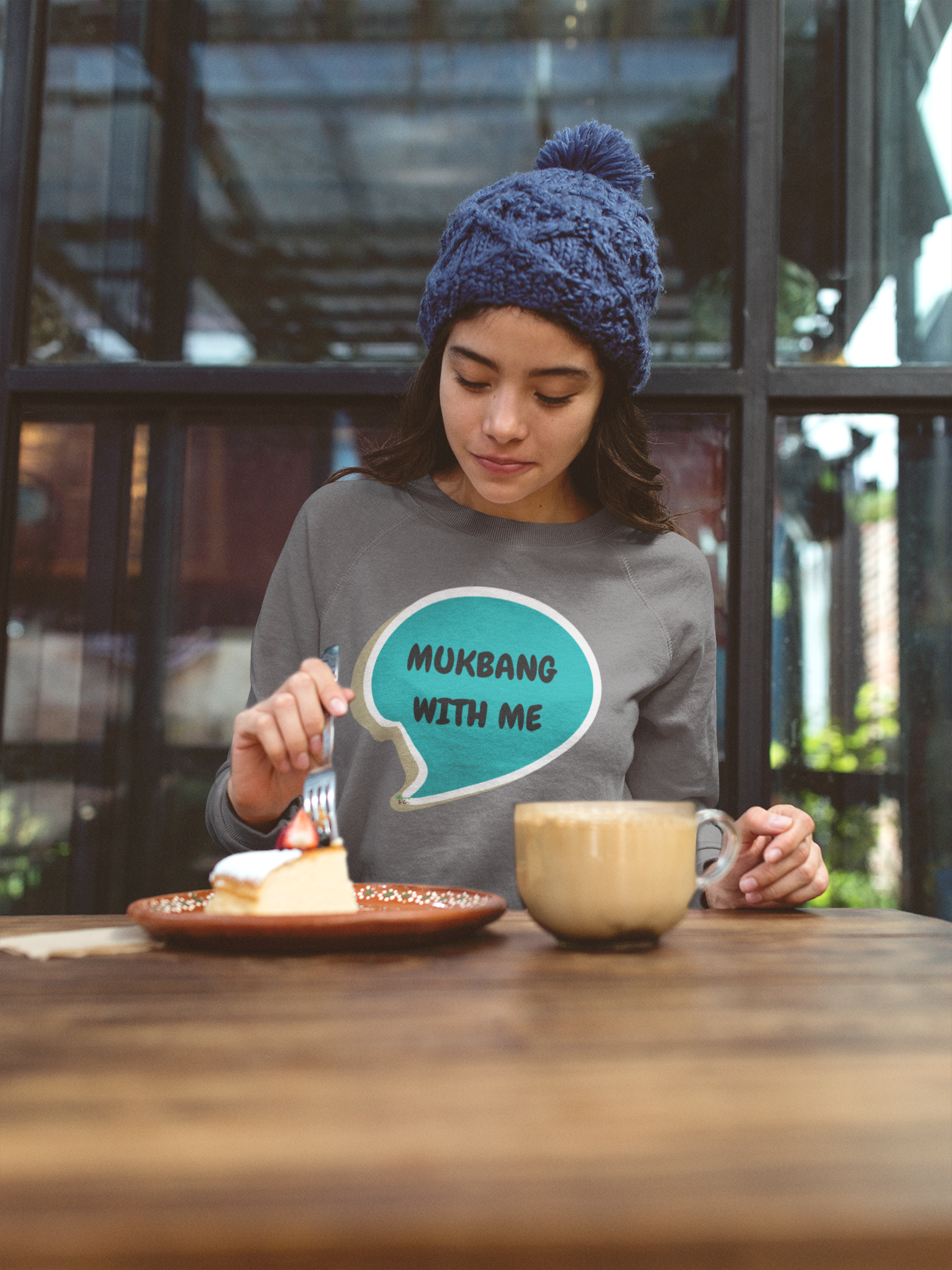 MUKBANG WITH ME SWEATSHIRT IN SPEECH BUBBLE GRAPHIC UNISEX CREWNECK PULLOVER SWEATSHIRT FUNNY SAYINGS FOODIE SWEATSHIRTS SWEATER SARCASTIC SAYINGS SWEATSHIRTS FOR WOMEN SWEATSHIRTS FOR MEN GIFT IDEAS