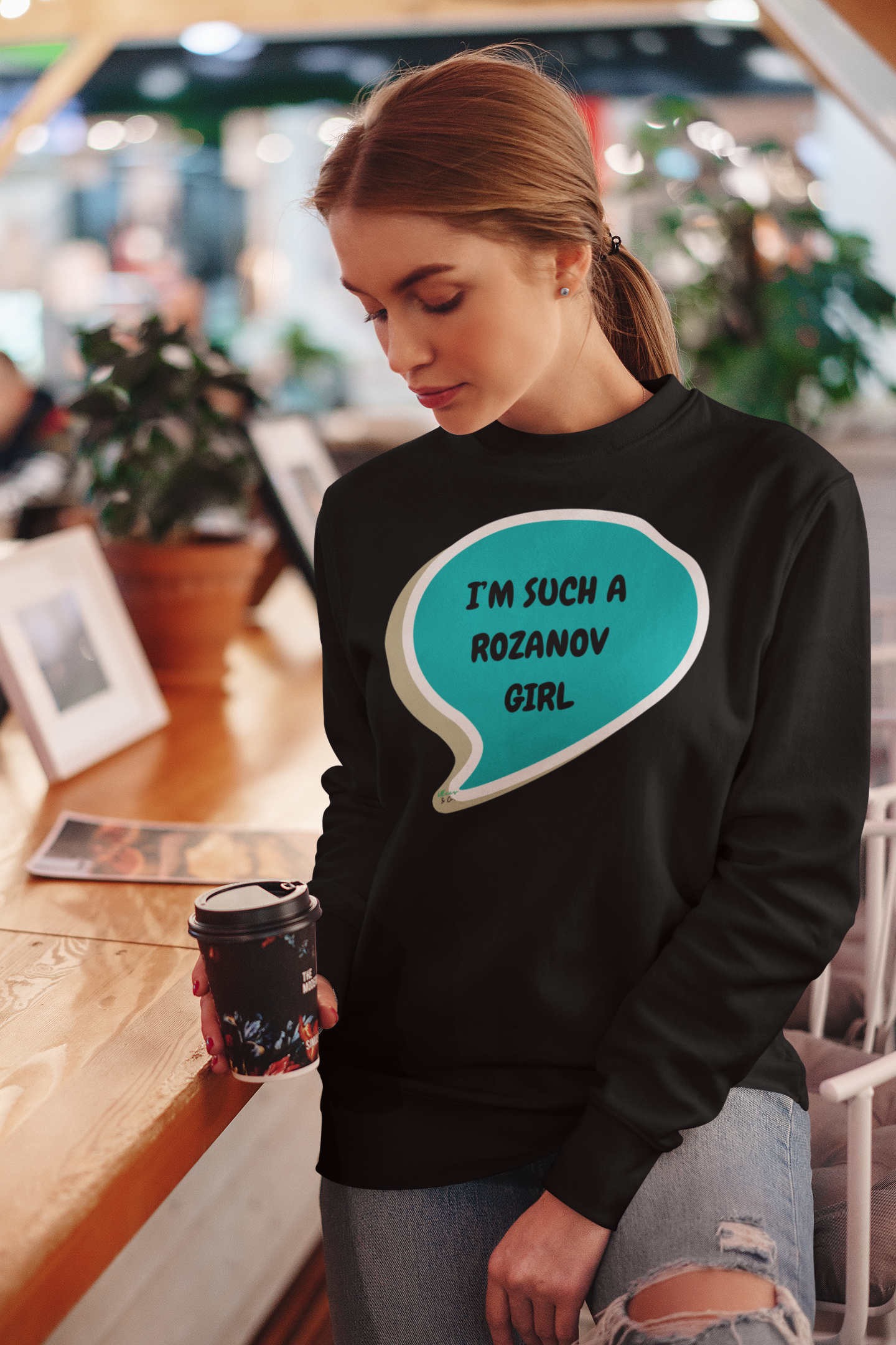 I'M SUCH A ROZANOV GIRL SWEATSHIRT IN SPEECH BUBBLE GRAPHIC UNISEX CREWNECK PULLOVER SWEATSHIRT HEATED RIVALRY SWEATER ILYA ROZANOV SWEATSHIRTS FOR WOMEN SWEATSHIRTS FOR MEN HOCKEY PLAYERS GIFT IDEAS JERSEY NUMBER T-SHIRT FAN MERCH HOCKEY ROMANCE