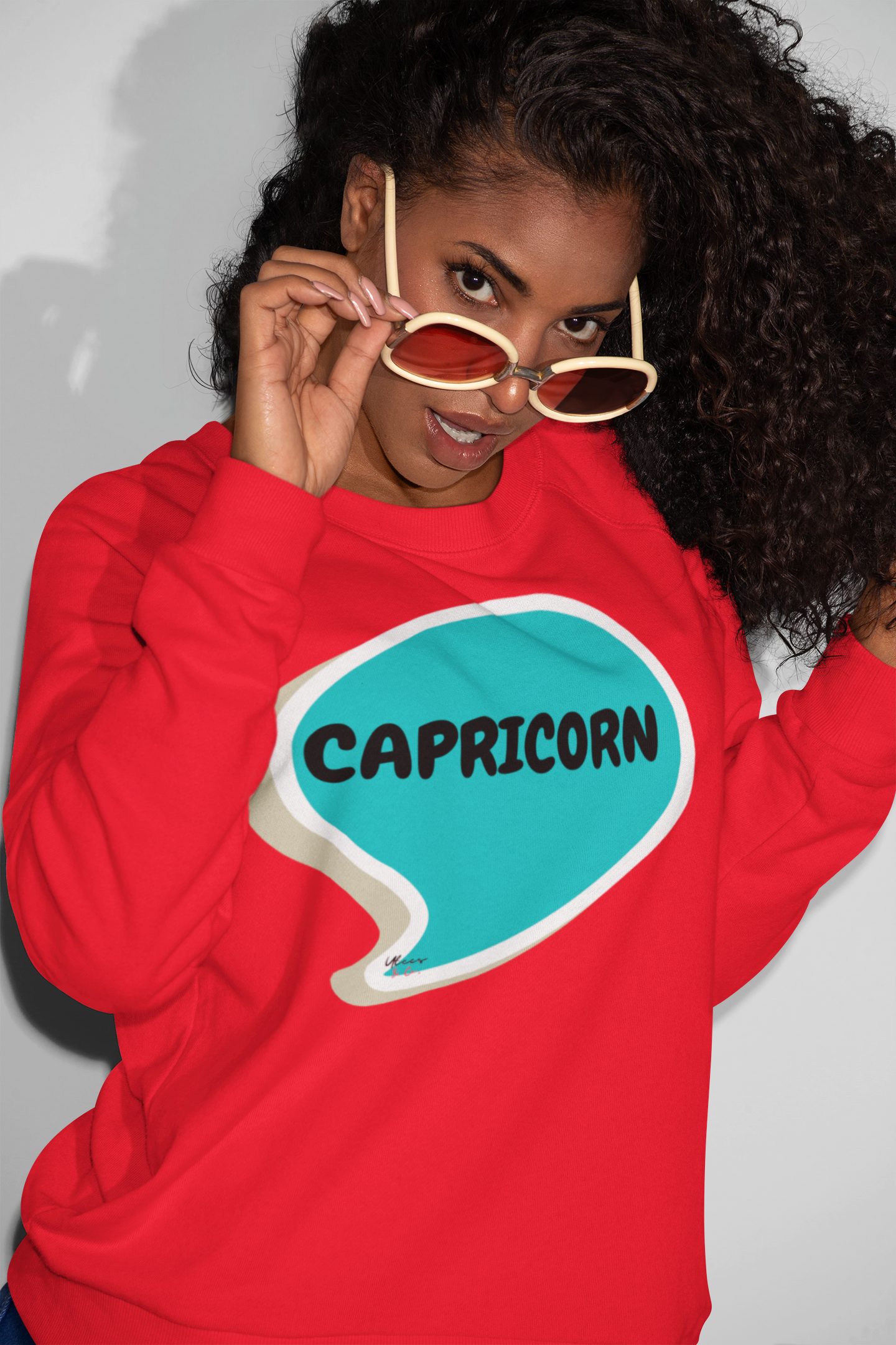 CAPRICORN ZODIAC SIGN IN SPEECH BUBBLE PULLOVER SWEATSHIRT HOROSCOPE CAPRICORN SIGN UNISEX CREWNECK FOR MEN BIRTHDAY SIGN CAPRICORN SEASON SWEATER FOR WOMEN GIFT SWEATSHIRT FOR ASTROLOGY CAPRICORN SIGNS