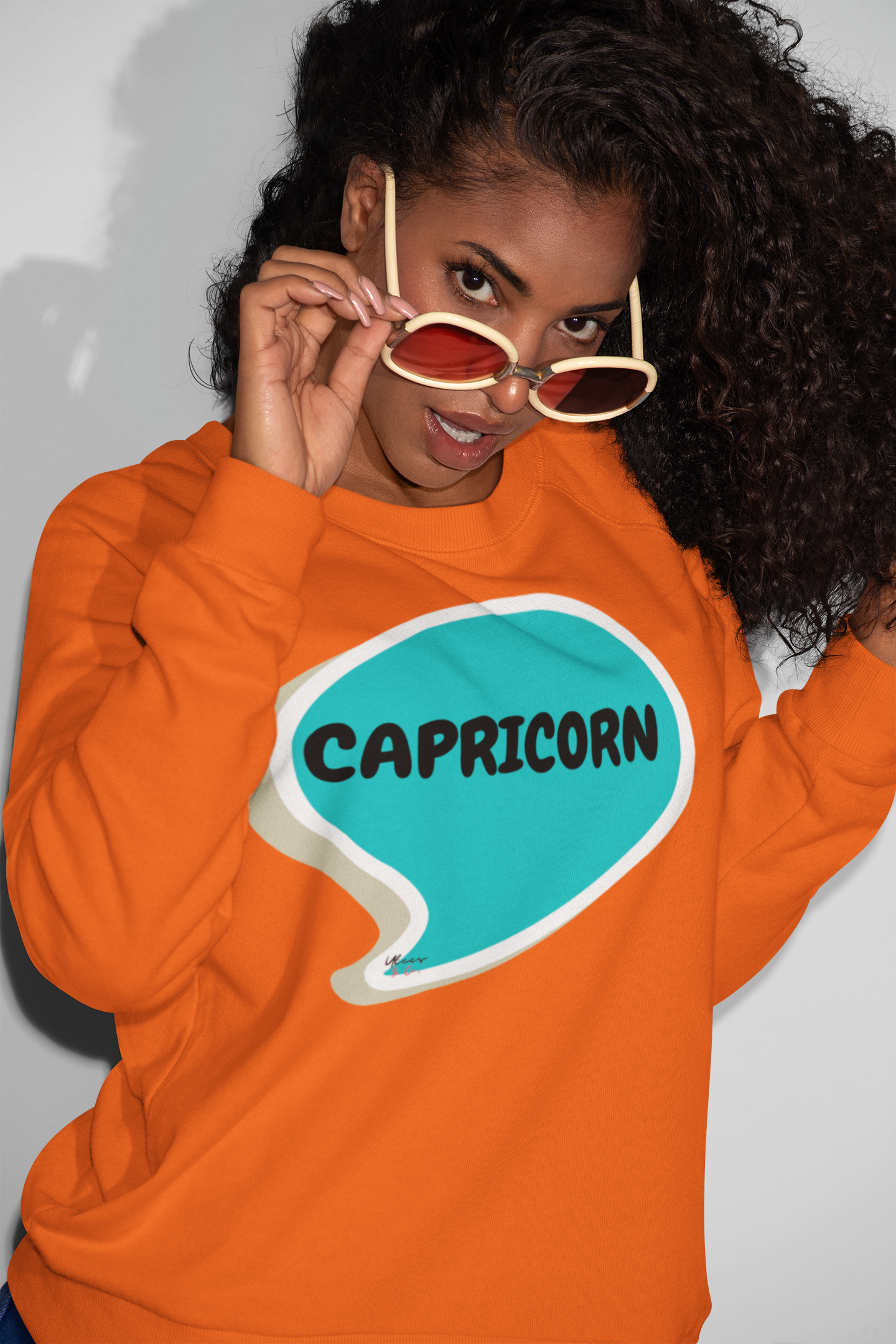 CAPRICORN ZODIAC SIGN IN SPEECH BUBBLE PULLOVER SWEATSHIRT HOROSCOPE CAPRICORN SIGN UNISEX CREWNECK FOR MEN BIRTHDAY SIGN CAPRICORN SEASON SWEATER FOR WOMEN GIFT SWEATSHIRT FOR ASTROLOGY CAPRICORN SIGNS