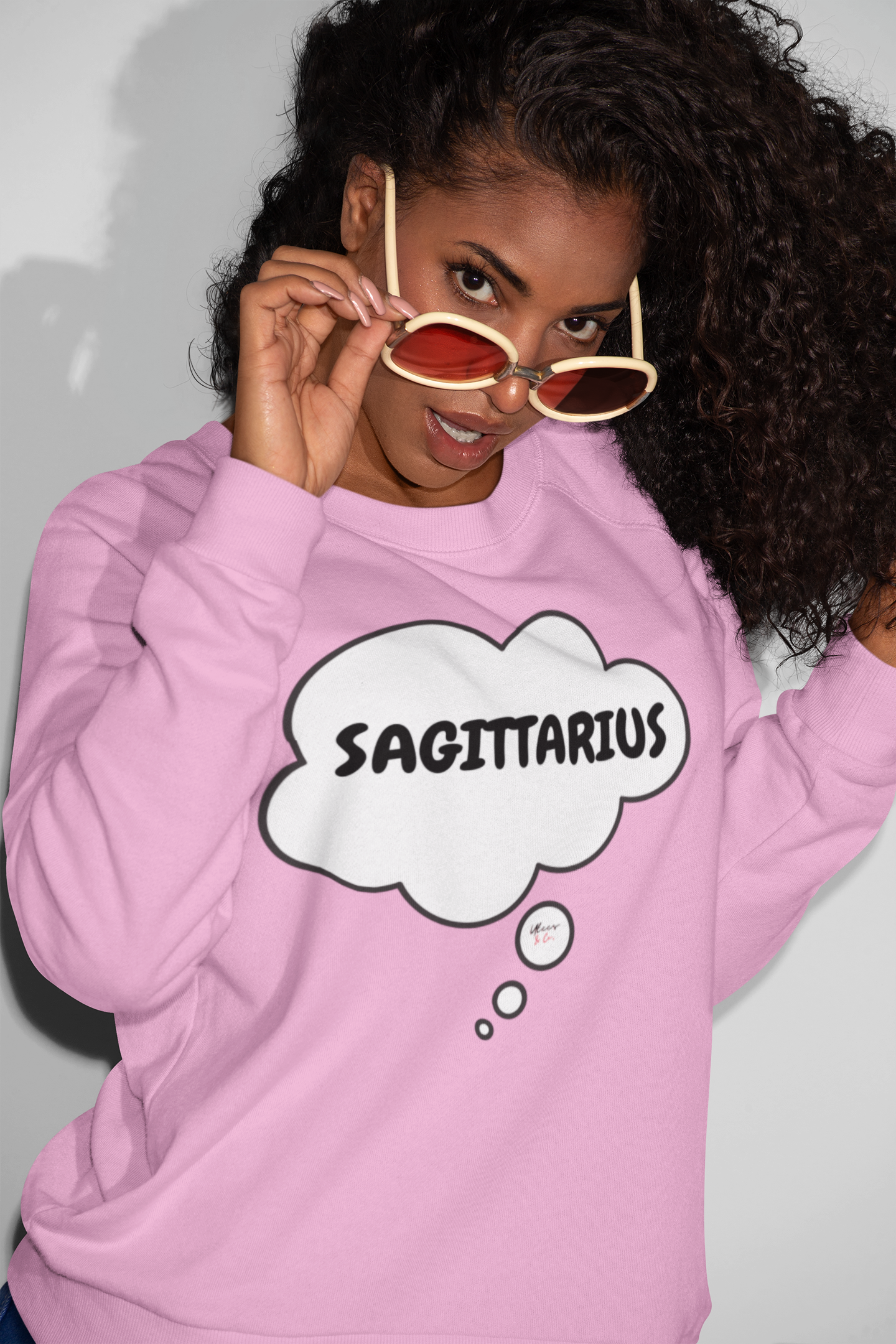 SAGITTARIUS ZODIAC SIGN SWEATSHIRT IN THOUGHT BUBBLE UNISEX CREWNECK PULLOVER SWEATSHIRT SAGITTARIUS ZODIAC SIGN TRENDY SWEATERS BIRTHDAY SAGITTARIUS ZODIAC SIGN GIFT SAGITTARIUS ZODIAC SYMBOLS SWEATSHIRT SAGITTARIUS ZODIAC SEASON