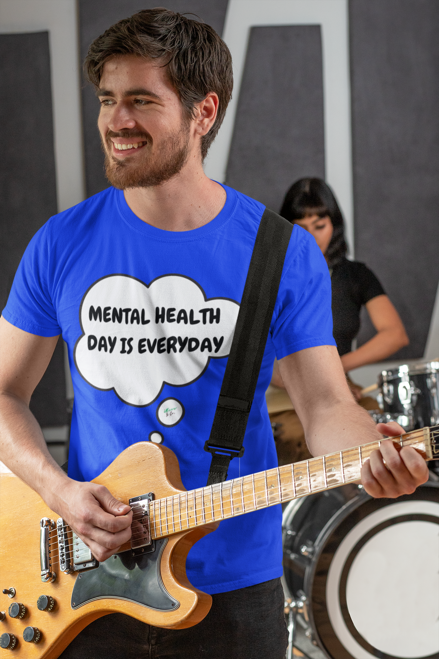 MENTAL HEALTH DAY IS EVERYDAY T-SHIRT IN THOUGHT BUBBLE UNISEX TSHIRT FUNNY SAYINGS T SHIRT SARCASTIC SAYINGS T-SHIRT SARCASM TEES