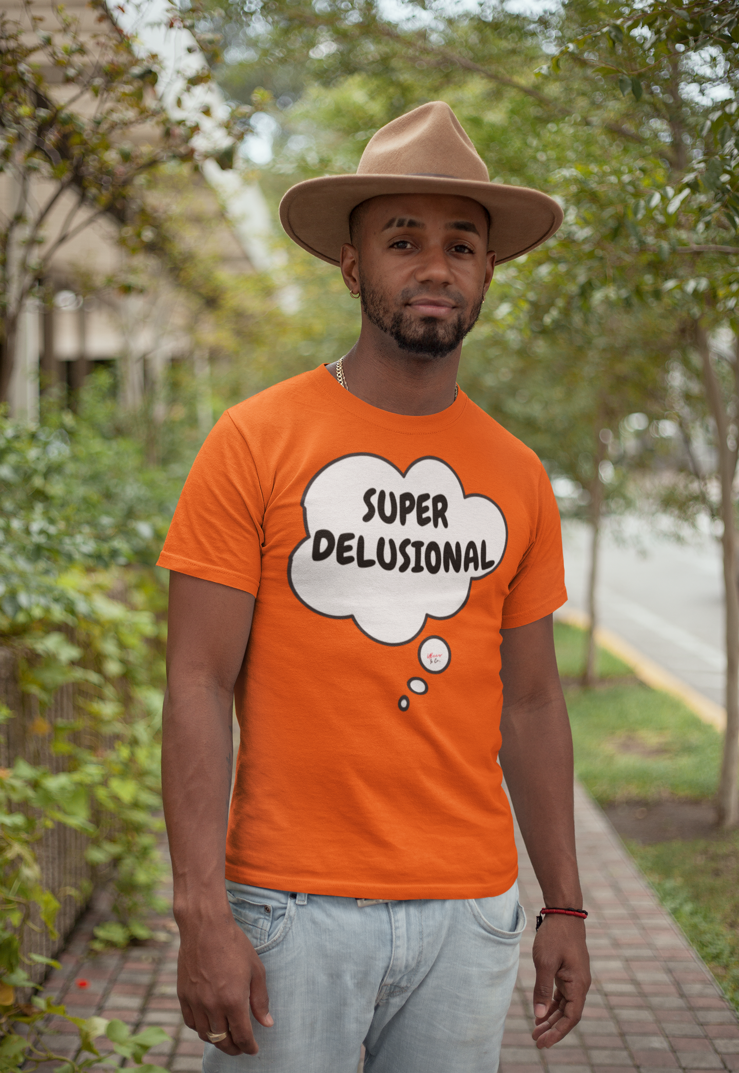 SUPER DELUSIONAL T-SHIRT IN THOUGHT BUBBLE UNISEX TSHIRT FUNNY SAYINGS T SHIRT SARCASTIC SAYINGS T-SHIRT SARCASM TEES
