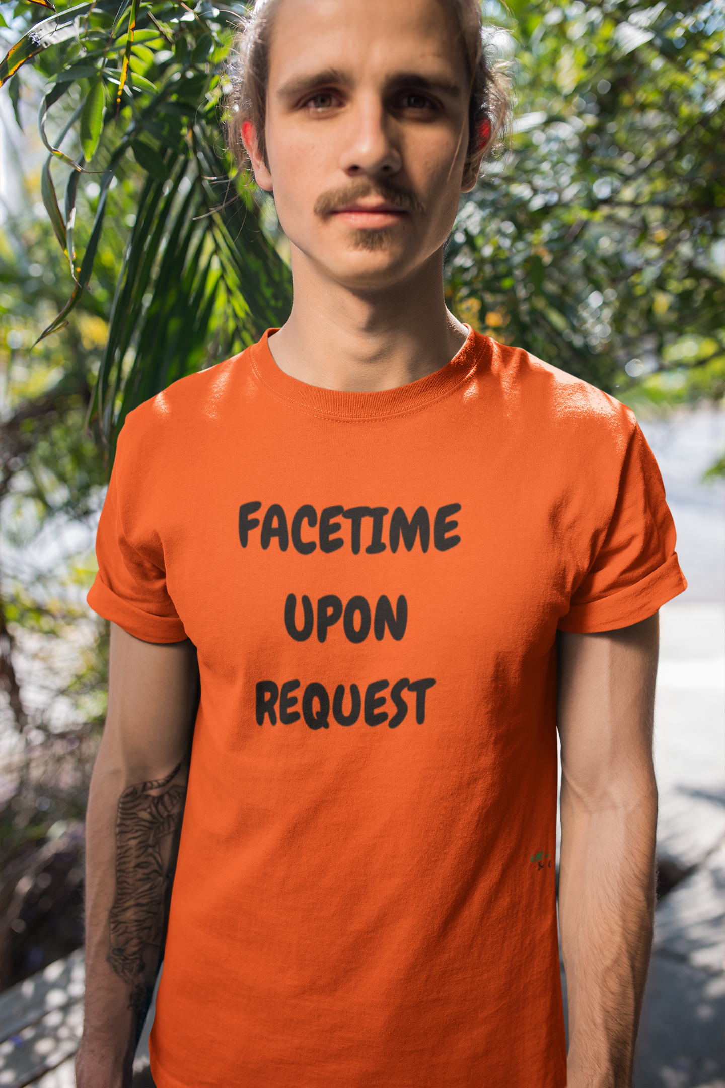 FACETIME UPON REQUEST T-SHIRT TEXT ONLY GRAPHIC UNISEX TSHIRT FUNNY SAYINGS T SHIRT SARCASTIC SAYINGS T-SHIRT HILARIOUS SHIRTS SARCASM TEES GIFTS FOR WOMEN GIFT FOR MEN