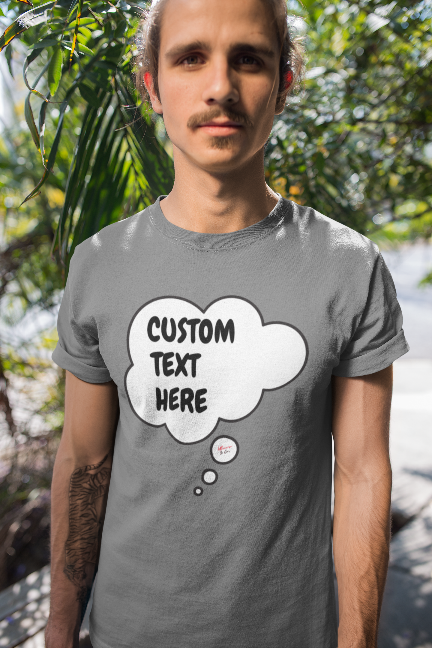 PERSONALIZE T-SHIRT IN THOUGHT BUBBLE CREATE A CUSTOMIZE SHIRT IN THOUGHT BUBBLE FOR UNISEX T-SHIRT PERSONALIZED FOR YOURSELF OR A GIFT CUSTOM FUNNY OR SARCASTIC SAYINGS OR A NAME ITS UP TO YOU SHIRT FOR WOMEN FOR MEN TSHIRT