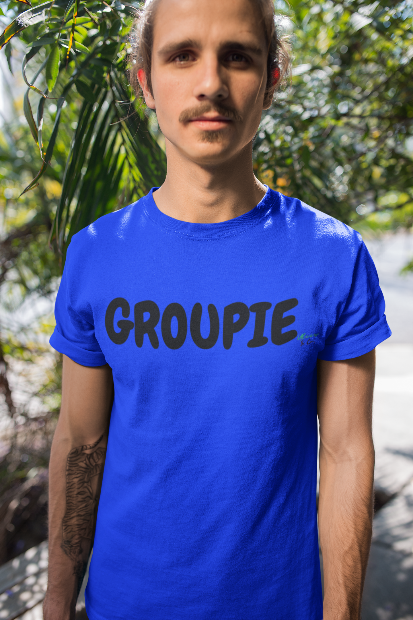 GROUPIE T-SHIRT UNIQUE GRAPHIC UNISEX TEXT ONLY SHIRT CASUAL STREETWEAR FASHION FUNNY SAYINGS TEES SARCASTIC SAYINGS T-SHIRT HILARIOUS SHIRTS SARCASM TEES BIRTHDAY GIFTS FOR WOMEN GIFT FOR MEN CLOTHING BRAND