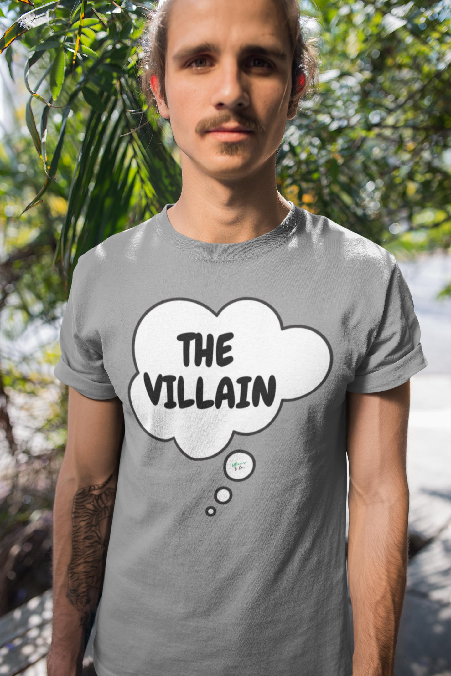 THE VILLAIN T-SHIRT UNIQUE GRAPHIC UNISEX THOUGHT BUBBLE SHIRT CASUAL STREETWEAR FASHION FUNNY SAYINGS TEES SARCASTIC SAYINGS T-SHIRT HILARIOUS SHIRTS SARCASM TEES BIRTHDAY GIFTS FOR WOMEN GIFT FOR MEN CLOTHING BRAND