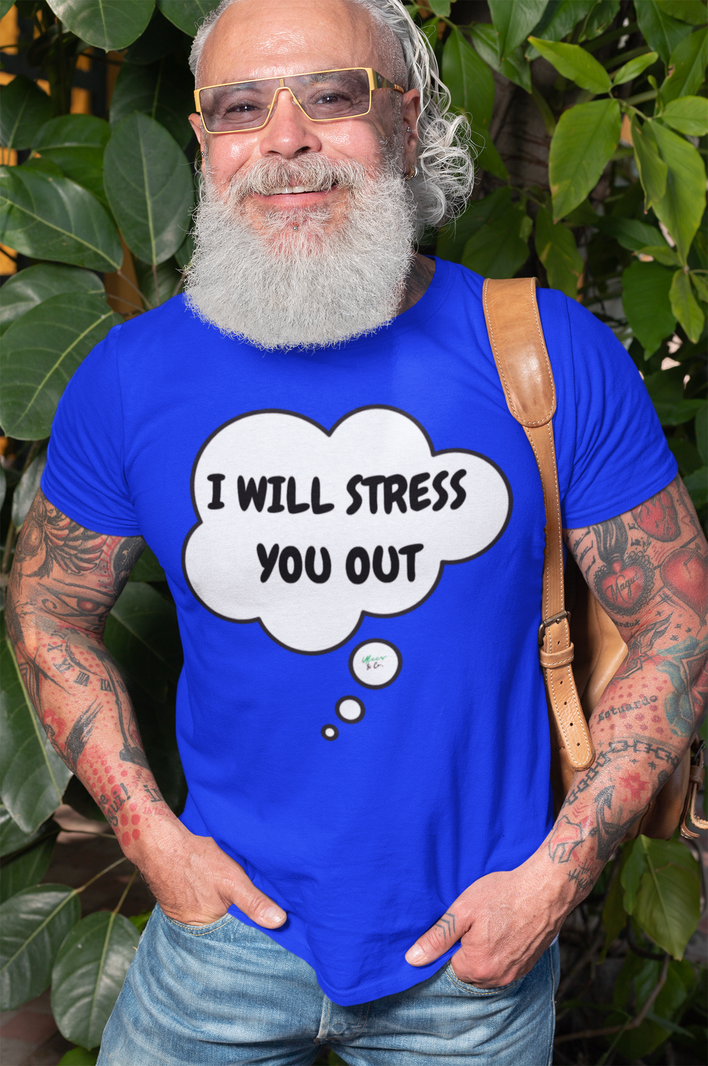 I WILL STRESS YOU OUT  T-SHIRT IN THOUGHT BUBBLE UNISEX TSHIRT FUNNY SAYINGS T SHIRT SARCASTIC SAYINGS T-SHIRT SARCASM TEES GIFTS FOR WOMEN GIFT FOR MEN