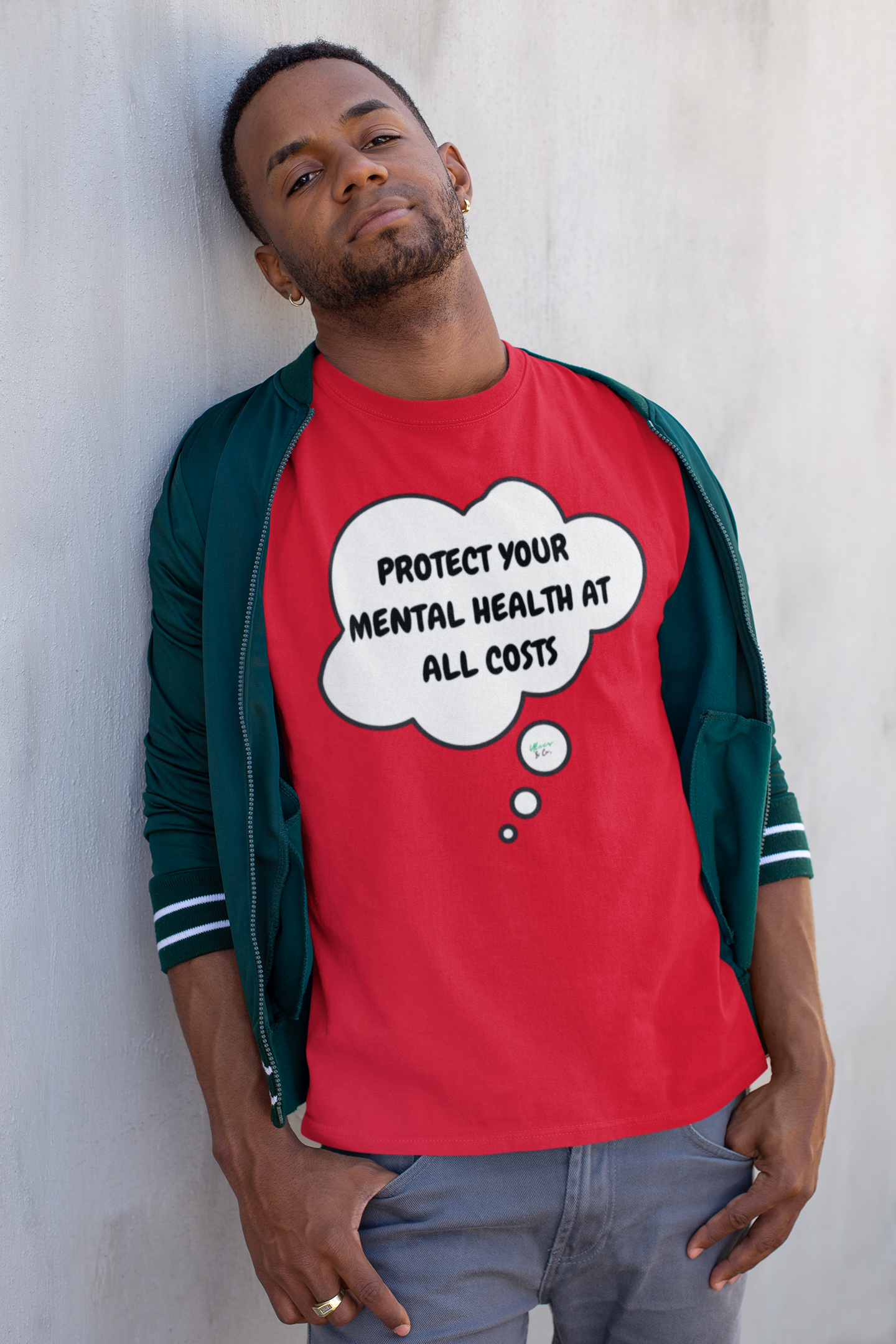 PROTECT YOUR MENTAL HEALTH AT ALL COSTS T-SHIRT IN THOUGHT BUBBLE UNISEX TSHIRT FUNNY SAYINGS T SHIRT SARCASTIC SAYINGS T-SHIRT SARCASM TEES