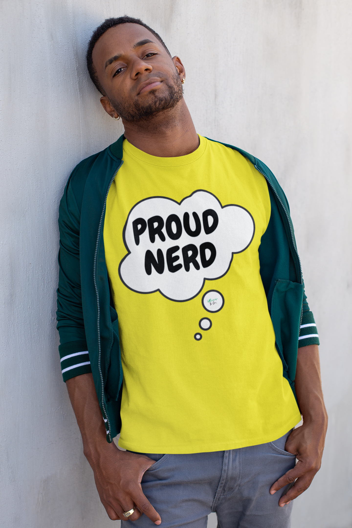 PROUD NERD T-SHIRT IN THOUGHT BUBBLE UNISEX TSHIRT FUNNY SAYINGS T SHIRT SARCASTIC SAYINGS T-SHIRT SARCASM TEES