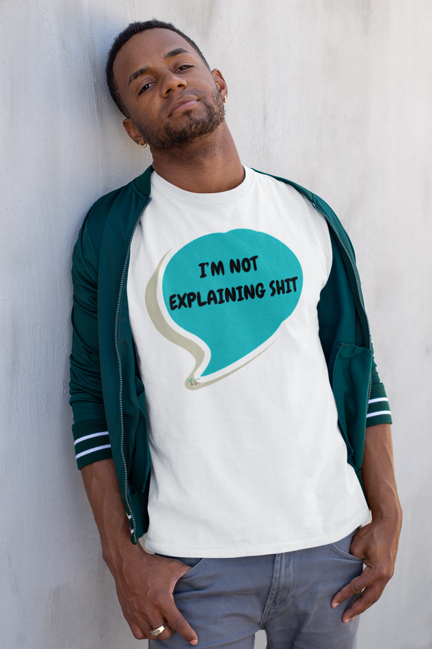 I'M NOT EXPLAINING SHIT T-SHIRT IN SPEECH BUBBLE UNISEX TSHIRT FUNNY SAYINGS T SHIRT SARCASTIC SAYINGS T-SHIRT SARCASM TEES