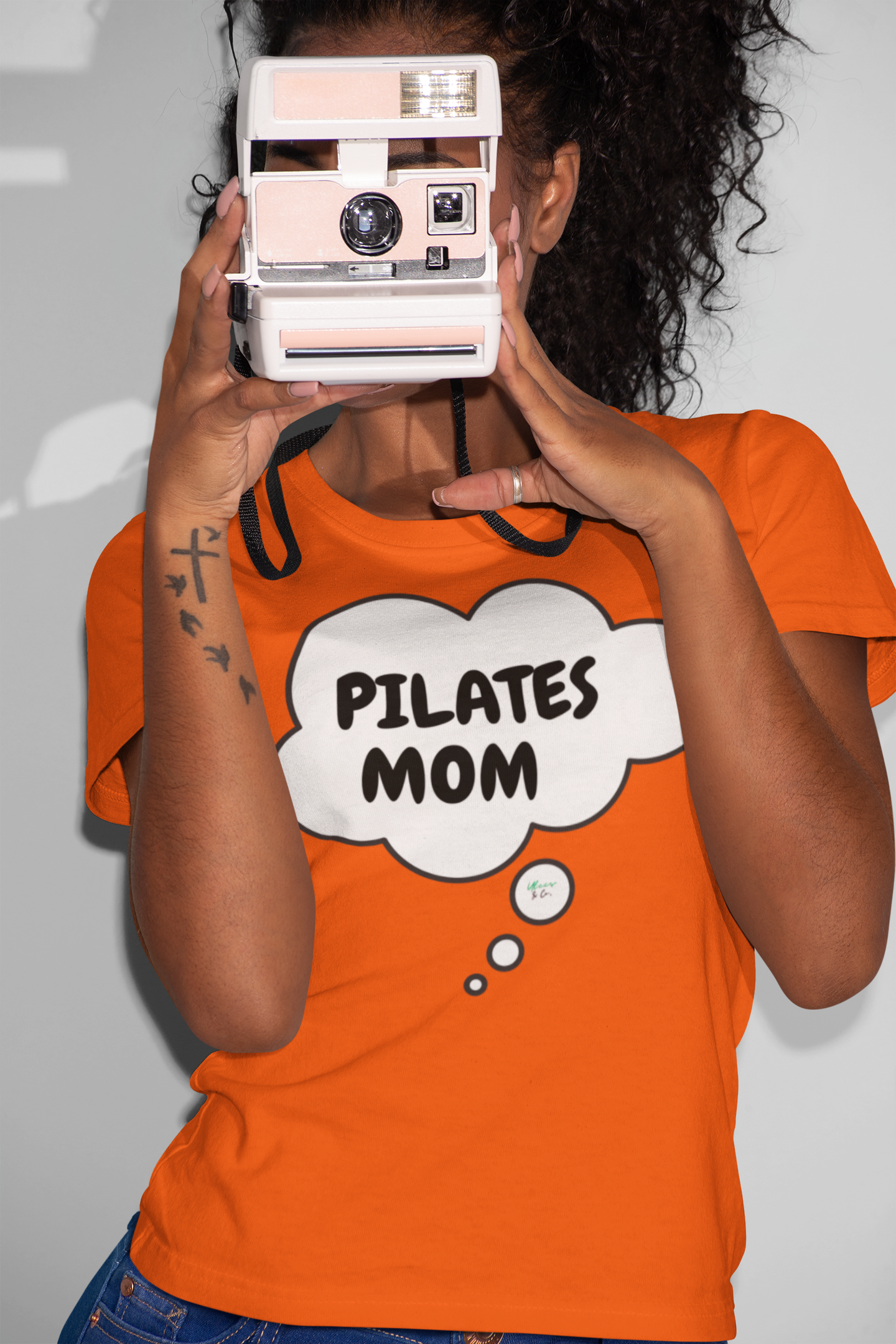 PILATES T-SHIRT PILATES MOM GRAPHIC UNISEX T-SHIRT PILATES TEE FOR MOTHERS IN THOUGHT BUBBLE EXERCISE SHIRTS FOR WOMEN BIRTHDAY TEE FOR MOM UNIQUE GIFT FOR HER GIFT FOR MOM
