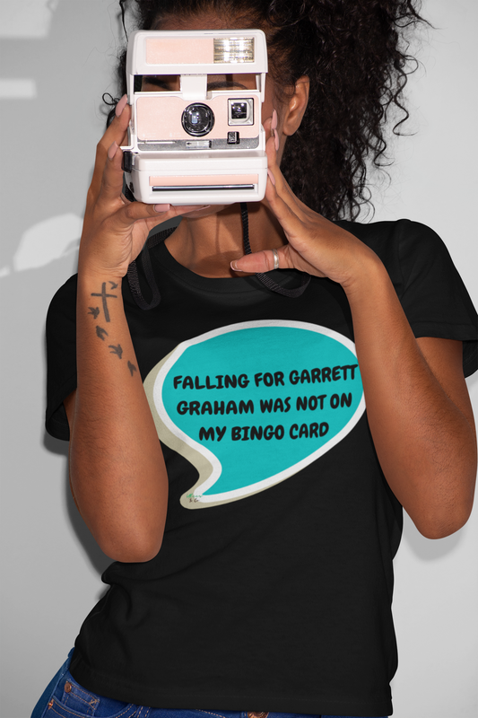 FALLING FOR GARRETT GRAHAM WAS NOT ON MY BINGO CARD T-SHIRT HOCKEY PLAYER UNIQUE GRAPHIC UNISEX SPEECH BUBBLE SHIRT STREETWEAR FASHION OFF CAMPUS TEES OFF CAMPUS SERIES HOCKEY TEAM TEES BIRTHDAY GIFTS FOR WOMEN GIFT FOR MEN
