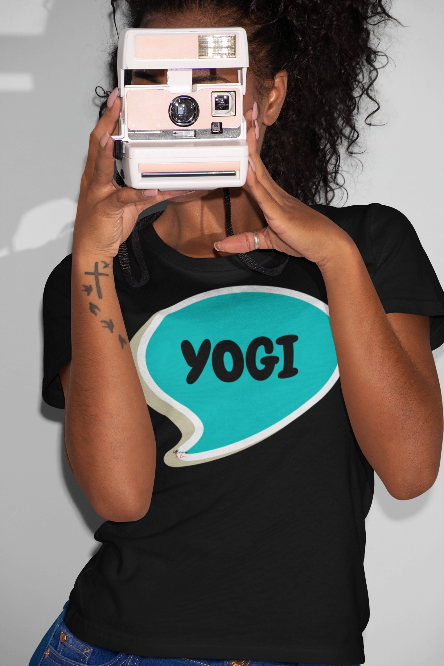 YOGI T-SHIRT IN SPEECH BUBBLE UNISEX TSHIRT YOGA LOVERS T SHIRT NAMASTE T-SHIRT YOGA EXERCISE TEES YOGA TEACHERS