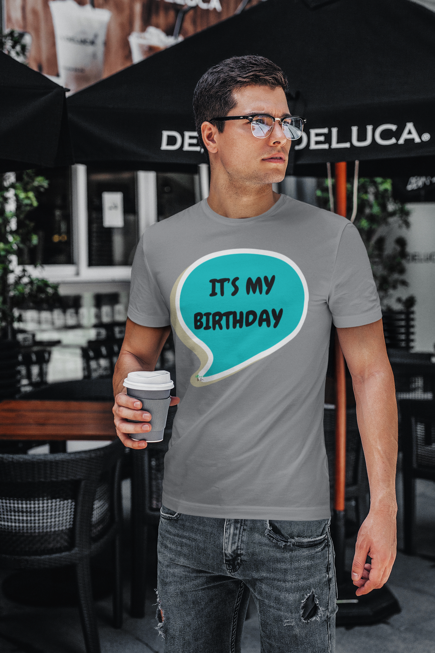 IT'S MY BIRTHDAY T-SHIRT IN SPEECH BUBBLE UNISEX T SHIRT TO CELEBRATE YOUR BIRTHDAY GIFT FOR MEN GIFT FOR WOMEN