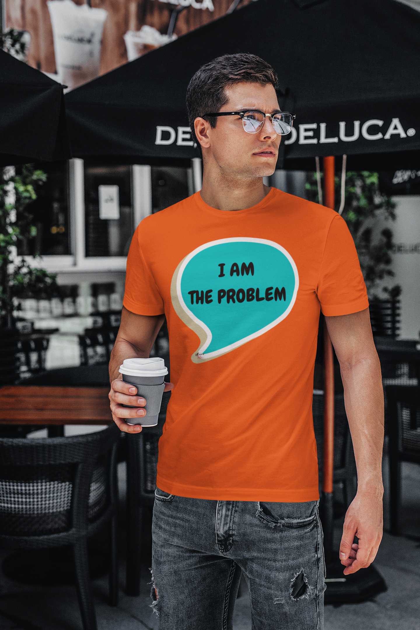 I AM THE PROBLEM T-SHIRT IN SPEECH BUBBLE UNISEX TSHIRT FUNNY SAYINGS T SHIRT SARCASTIC SAYINGS T-SHIRT SARCASM TEES