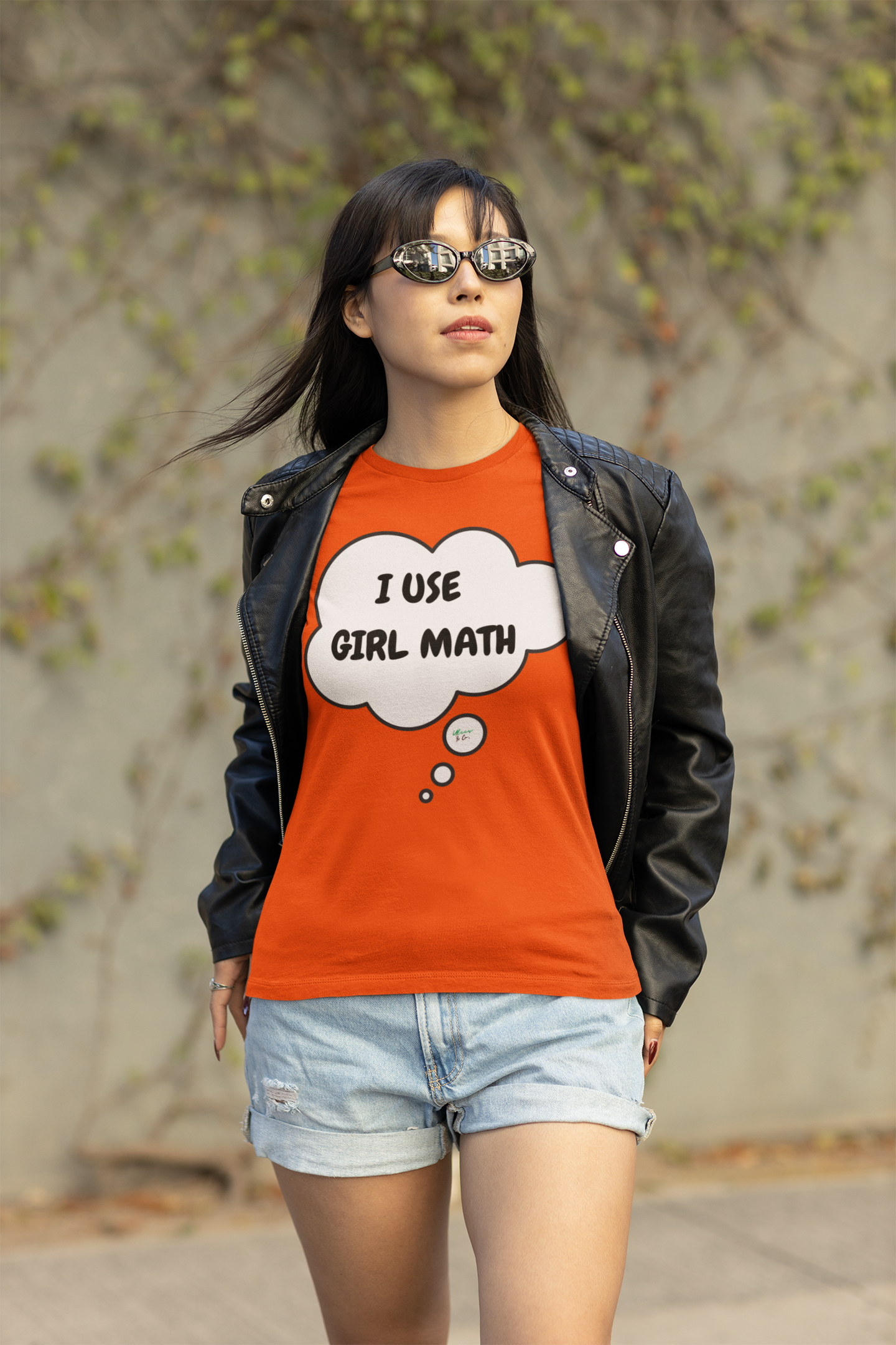 I USE GIRL MATH  T-SHIRT IN THOUGHT BUBBLE UNISEX TSHIRT FUNNY SAYINGS T SHIRT SARCASTIC SAYINGS T-SHIRT SARCASM TEES GIFTS FOR WOMEN GIFT FOR MEN