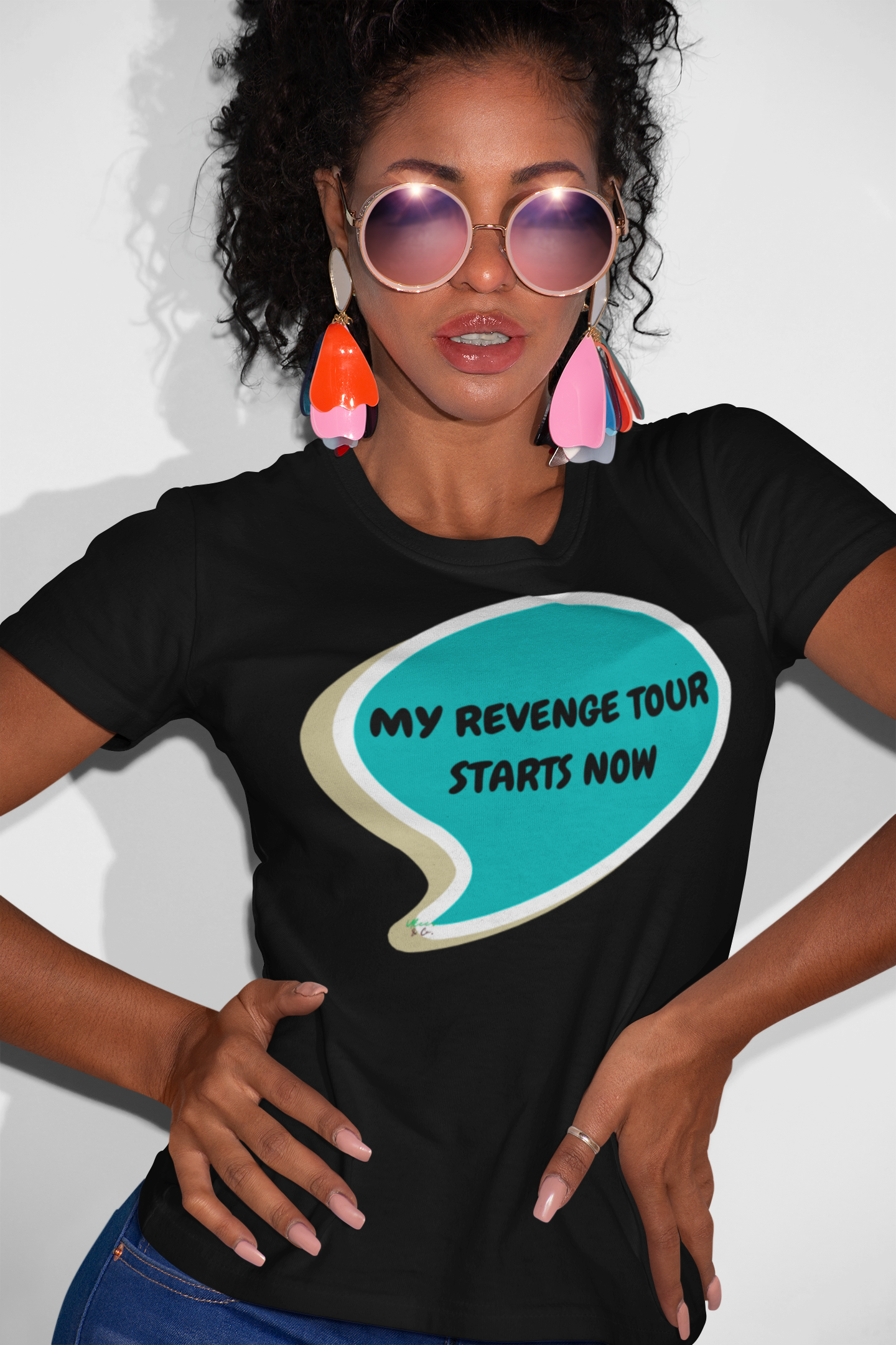 MY REVENGE TOUR STARTS NOW  T-SHIRT IN SPEECH BUBBLE UNISEX TSHIRT FUNNY SAYINGS T SHIRT SARCASTIC SAYINGS T-SHIRT SARCASM TEES