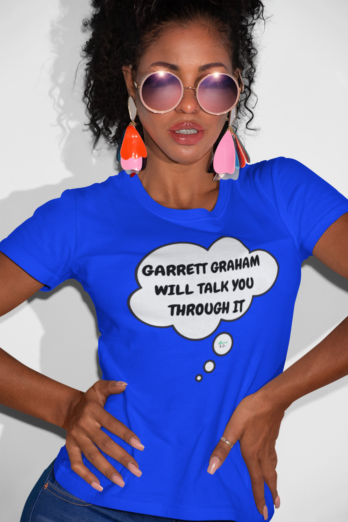 GARRETT GRAHAM WILL TALK YOU THROUGH IT T-SHIRT HOCKEY PLAYER UNIQUE GRAPHIC UNISEX THOUGHT BUBBLE SHIRT STREETWEAR FASHION OFF CAMPUS TEES OFF CAMPUS SERIES FOR HOCKEY TEAM FANS T-SHIRT GARRETT GRAHAM CHARACTER TEES GIFTS FOR WOMEN