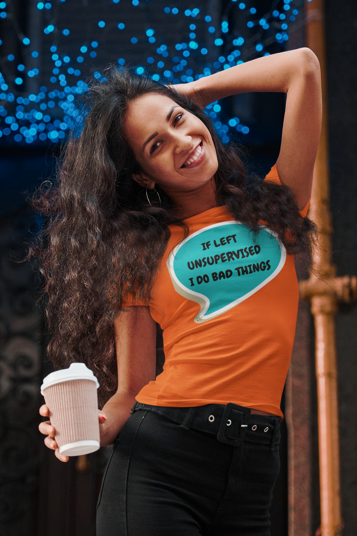 IF LEFT UNSUPERVISED I DO BAD THINGS T-SHIRT IN SPEECH BUBBLE UNISEX TSHIRT FUNNY SAYINGS T SHIRT SARCASTIC SAYINGS T-SHIRT SARCASM TEES GIFTS FOR WOMEN GIFT FOR MEN