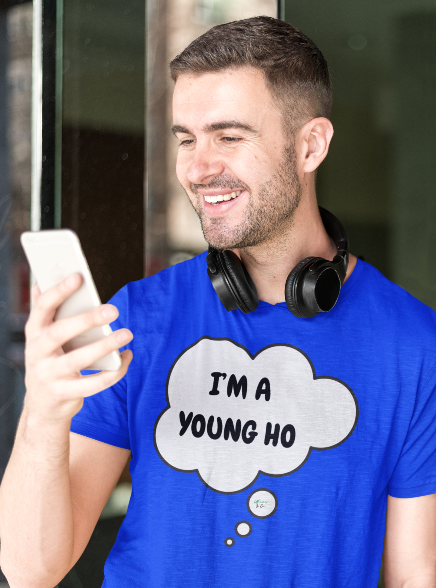 I'M A YOUNG HO VIRAL TREND I'M A YOUNG HO GRAPHIC UNISEX T-SHIRT UNIQUE GIFT CUSTOM GIFT CUSTOM TSHIRT BIRTHDAY GIFT IN THOUGHT BUBBLE TRENDING MEME SHIRT FOR WOMEN SHIRT FOR MEN