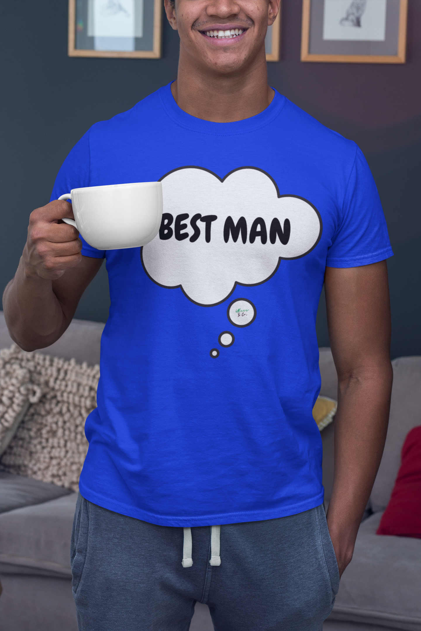 BEST MAN THOUGHT BUBBLE WEDDING GIFT MARRIED T-SHIRT BACHELOR PARTY GIFT GROOMSMEN GIFT FOR HUSBAND GIFT FOR FIANCÉ MARRIAGE GIFT