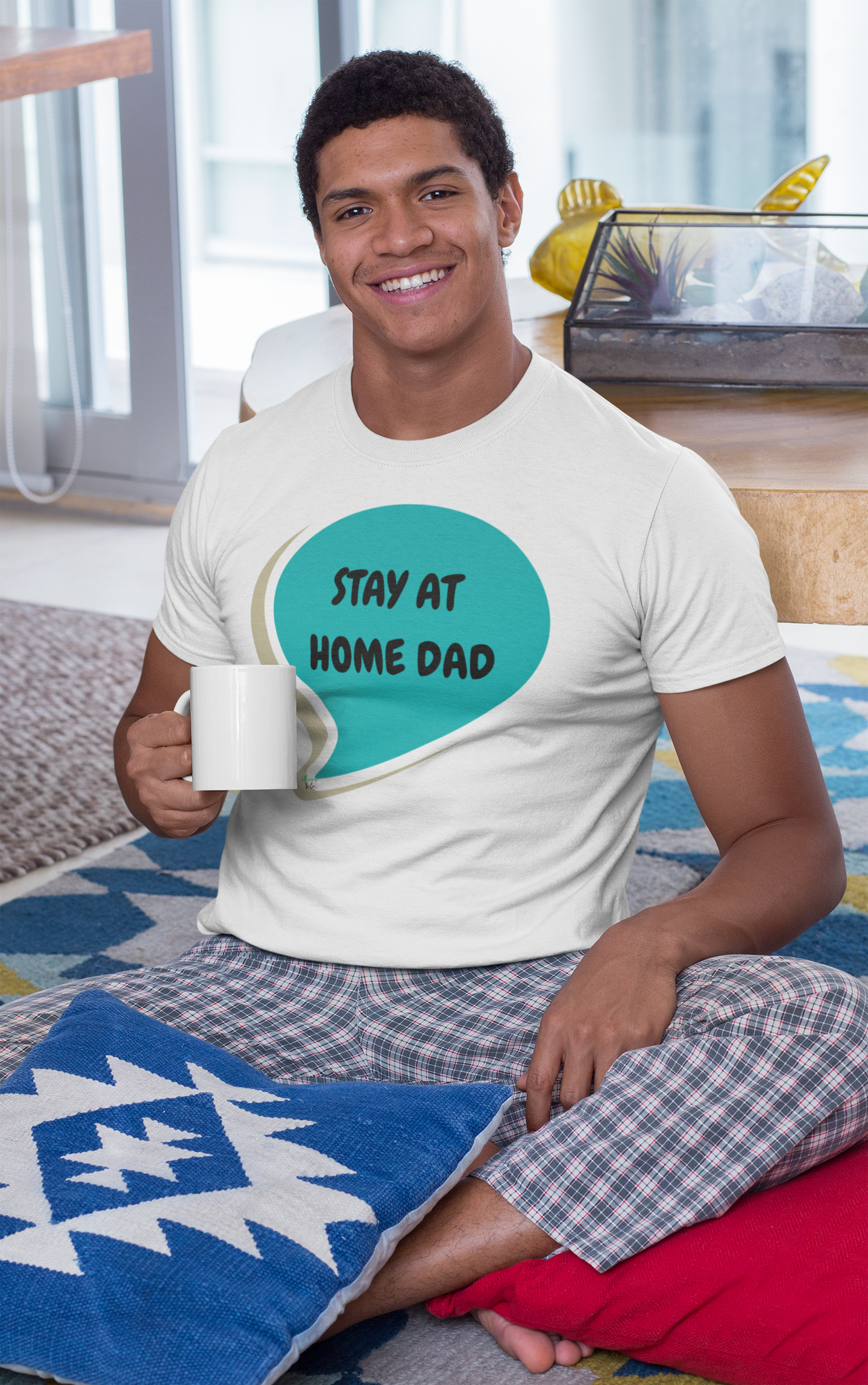 STAY AT HOME DAD T-SHIRT GIFT FOR NEW DAD TEE FOR SAHD GIFTS IN SPEECH BUBBLE GRAPHIC UNISEX T-SHIRT APPRECIATE DAD GIFT UNIQUE DAD GIFT TEES GIFTS FIRST FATHERS DAY SHIRTS GIFTS FOR HIM DAD BIRTHDAY GIFT