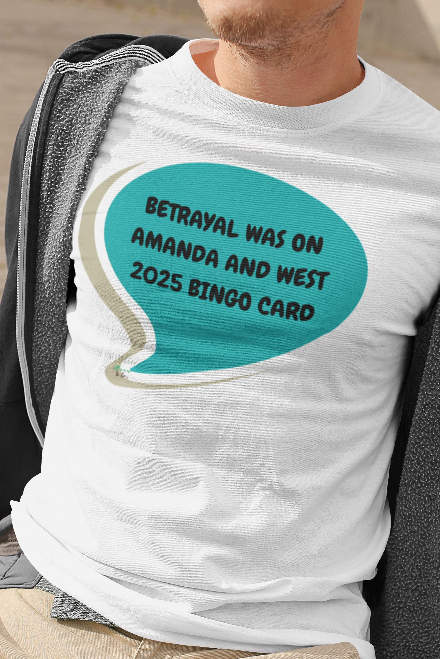 BETRAYAL WAS ON AMANDA AND WEST 2025 BINGO CARD T-SHIRT SUMMER HOUSE INSPIRED TEES IN SPEECH BUBBLE BRAVO DRAMA TEE SHIRTS UNIQUE GRAPHIC UNISEX T-SHIRTS GIFT FOR SARCASTIC TSHIRT FUNNY TEES AMANDA BATULA WEST WILSON MEN GIFT FOR WOMEN BETRAYAL SHIRTS