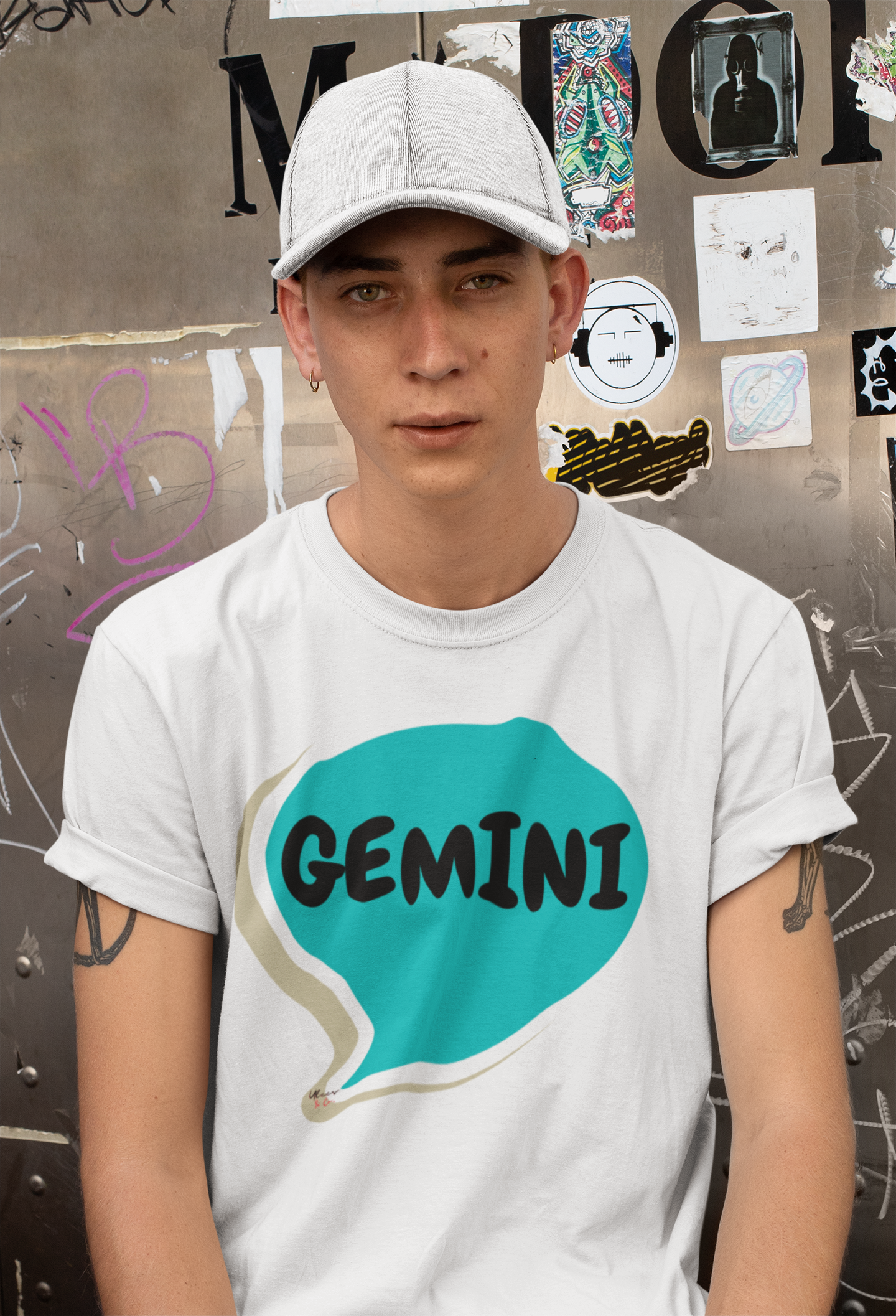 GEMINI ZODIAC SIGN T-SHIRT IN SPEECH BUBBLE GEMINI BIRTHDAY SIGN TSHIRT GEMINI HOROSCOPE SIGN T SHIRT GIFT