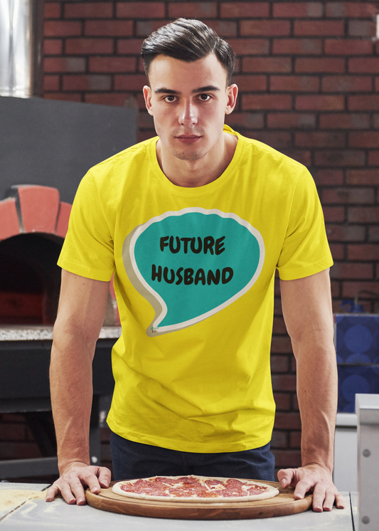 FUTURE HUSBAND T-SHIRT SPEECH BUBBLE WEDDING GIFT MARRIED T-SHIRT BACHELOR PARTY GIFT GROOMSMEN GIFT FOR HUSBAND GIFT FOR FIANCÉ GIFT FOR MARRIAGE